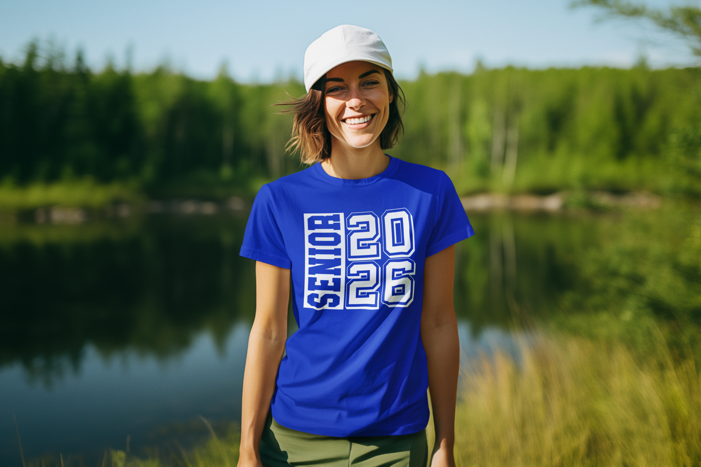 Senior2026 White Design Tshirt image 4