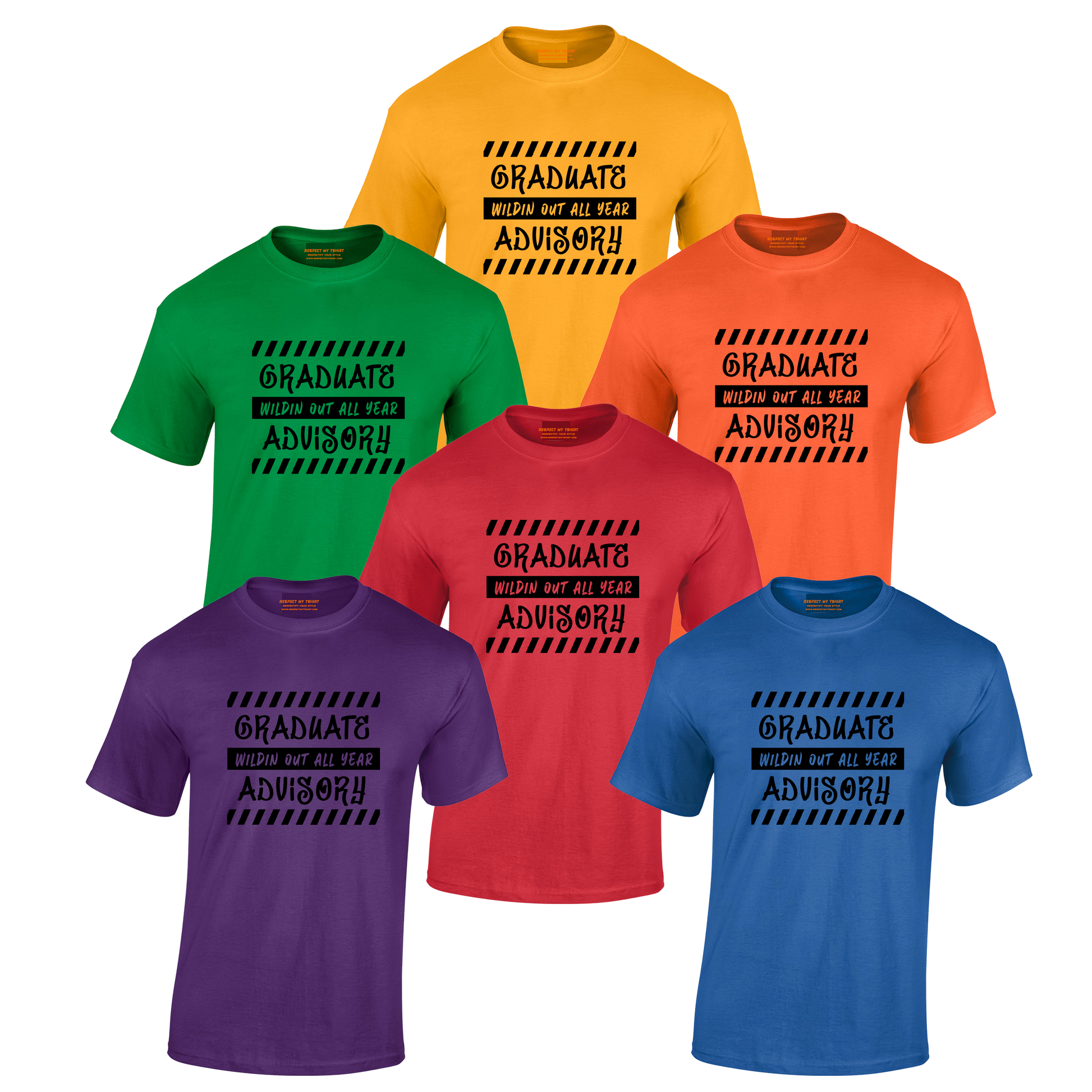 Graduate Advisory Wildin Out Black Design Tshirt image 6