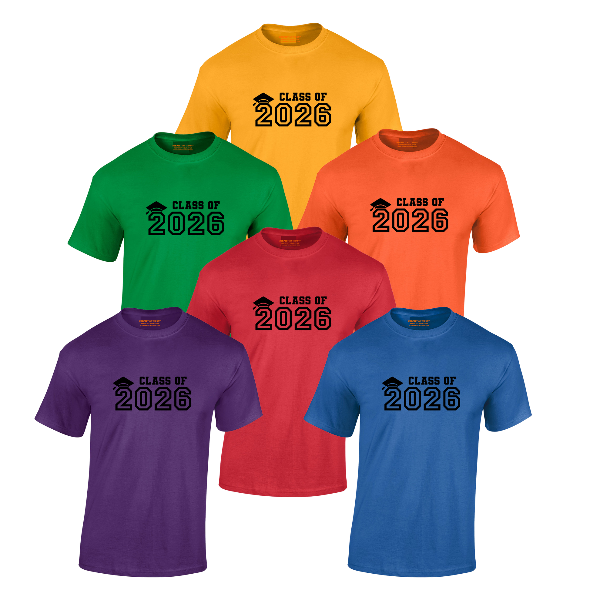 Class of 2026 Black Design Graduation Tshirt image 6