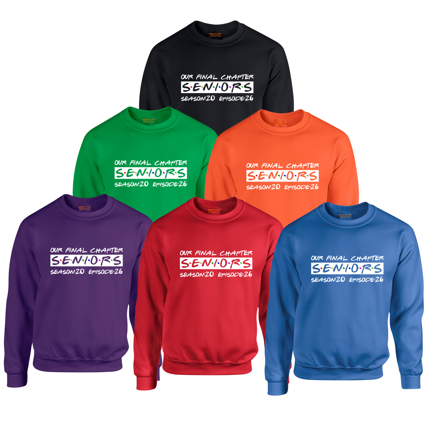 Final Chapter: Senior 2026 Sweatshirt, White Design image 6