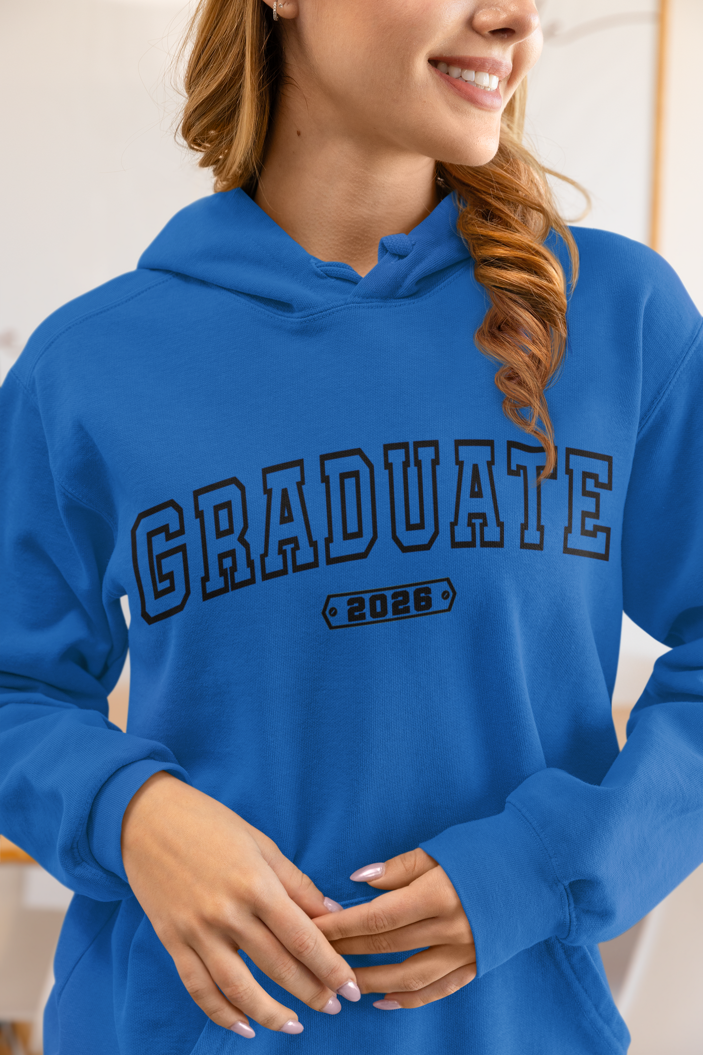 Graduate 2026 Hoodie – Black Design