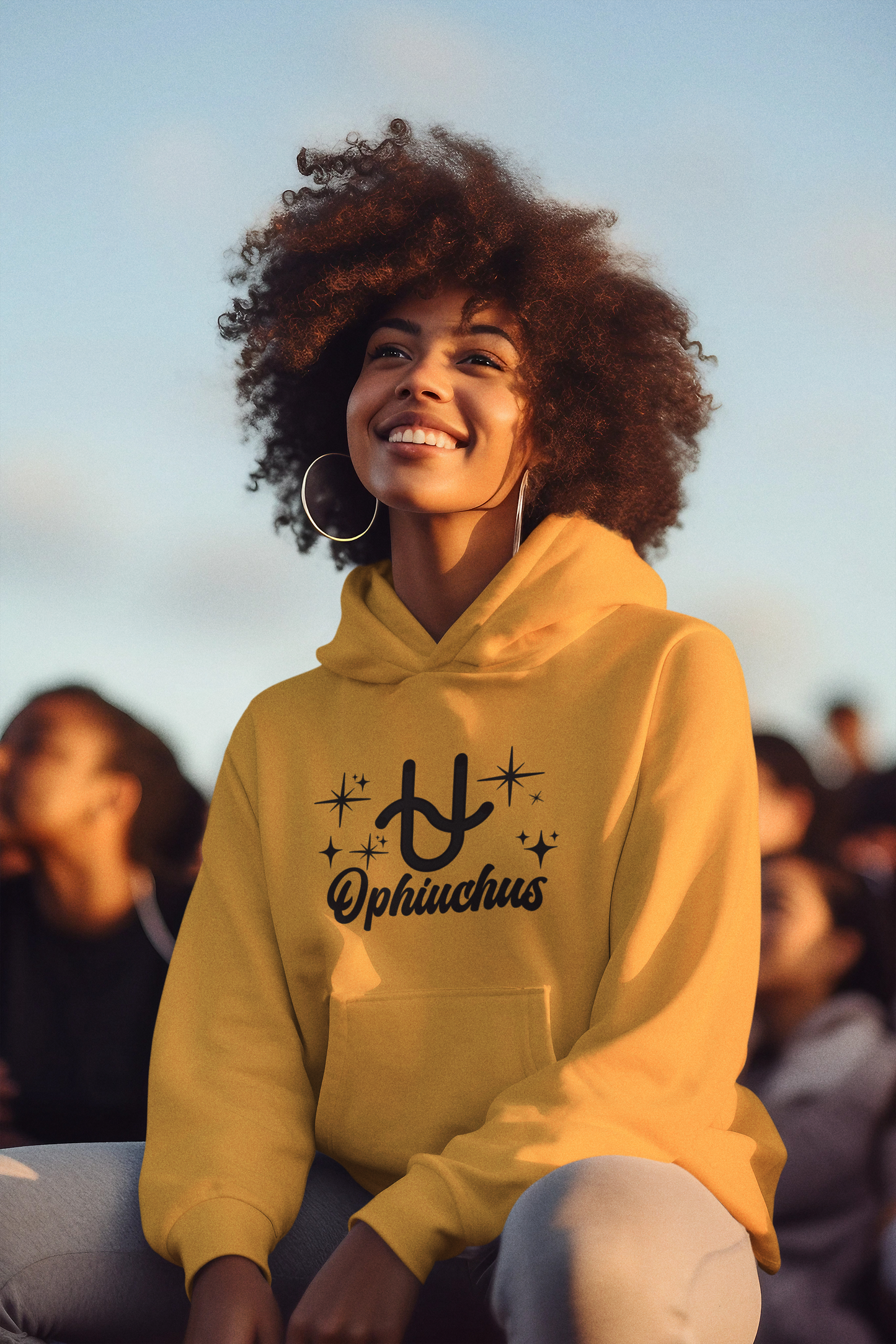 Ophiuchus Zodiac Hoodie | The 13th Sign. Unbothered. (Black)
