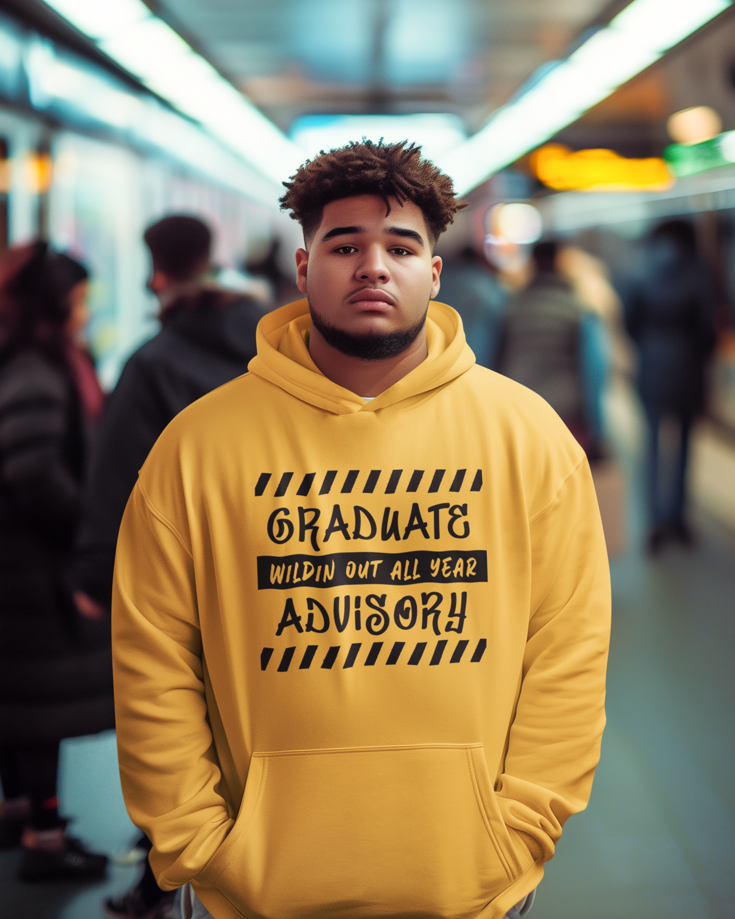 Graduate Advisory Wildin Out All Year 2026 Hoodie – Black Design