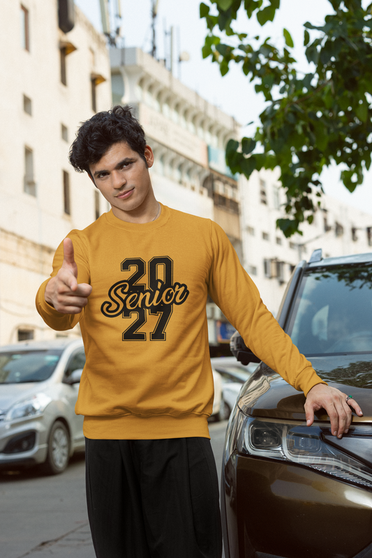 Class of 2027 Success Graduation Sweatshirt – Black Graphic