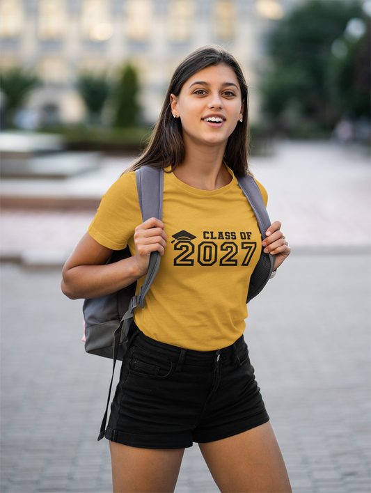 Class of 2027 Graduation T-Shirt – Black Graphic