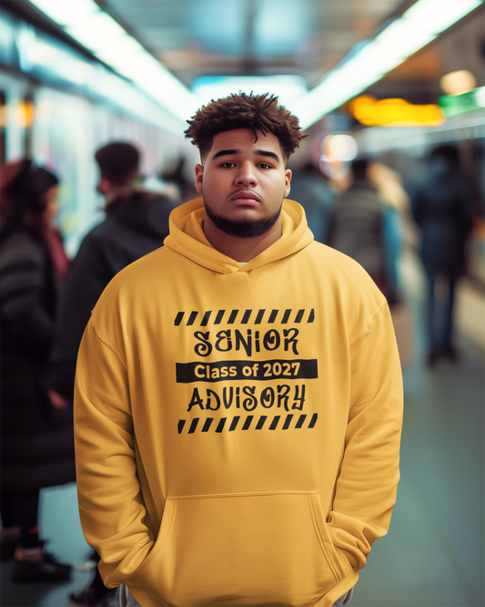 Senior Advisory Class of 2027 Hoodie – Black Graphic