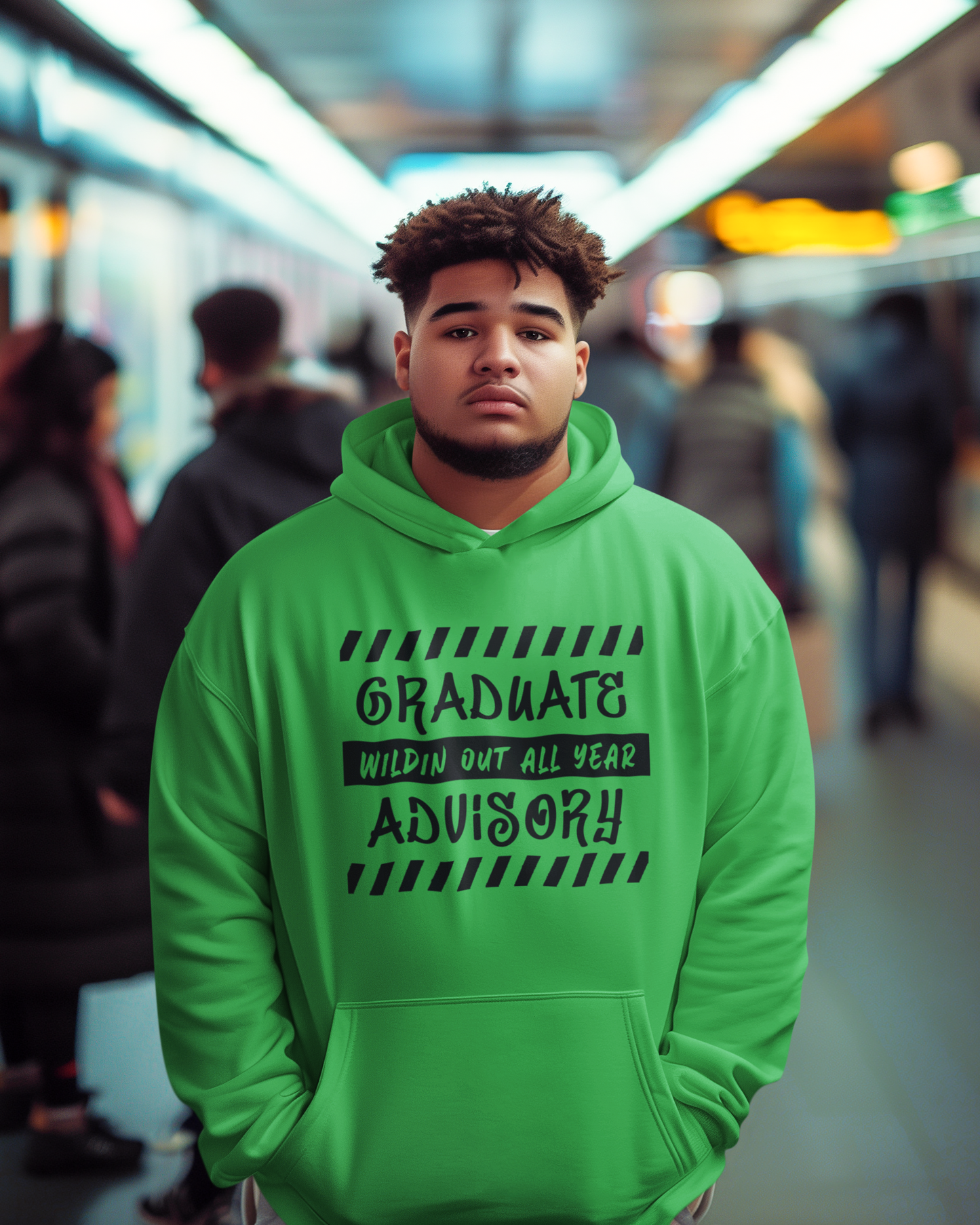 Graduate Advisory Wildin Out All Year 2026 Hoodie – Black Design