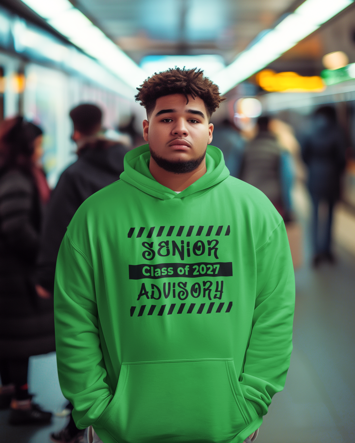 Senior Advisory Class of 2027 Hoodie – Black Graphic
