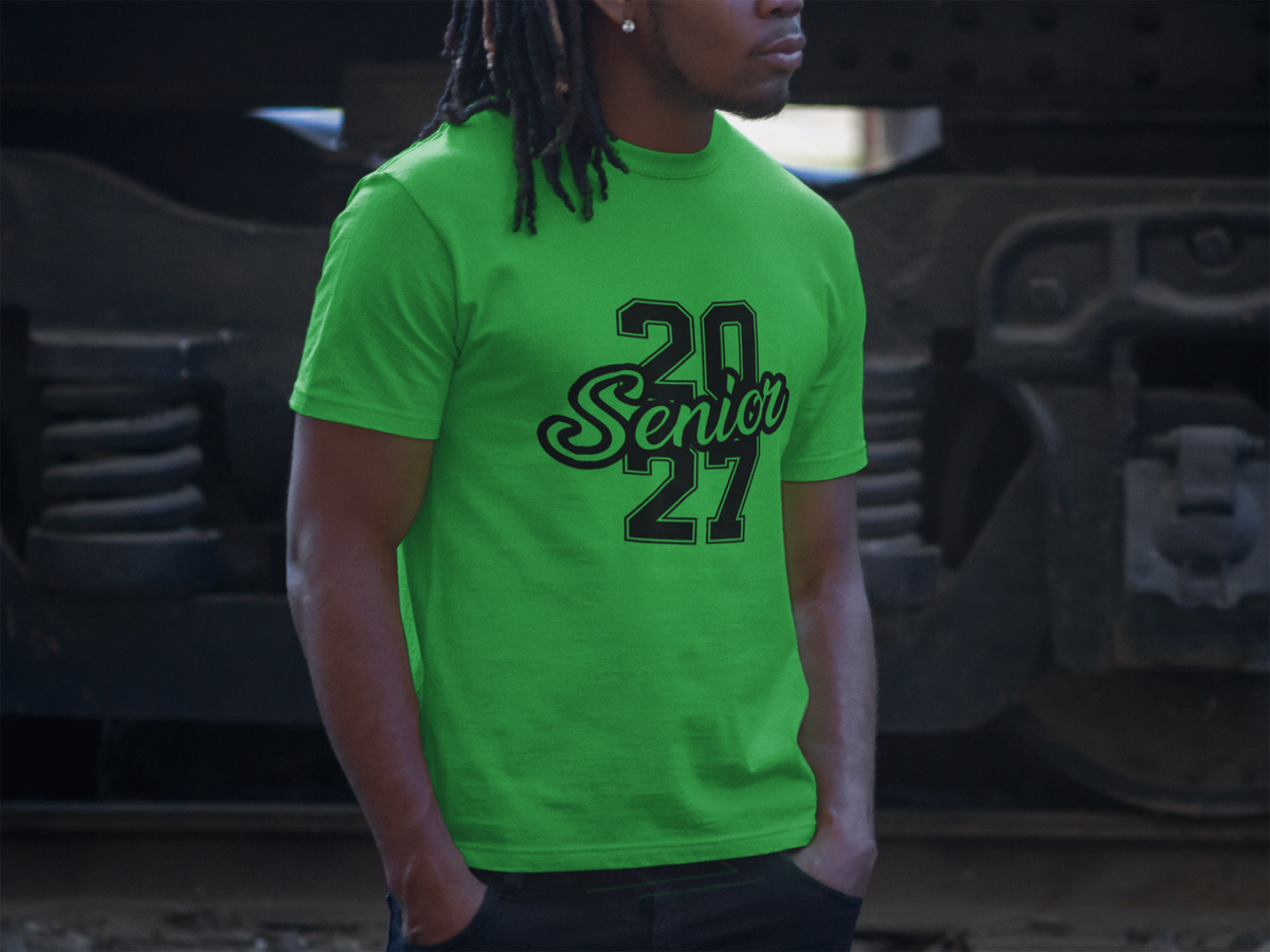 Class of 2027 Success Graduation T-Shirt – Black Graphic
