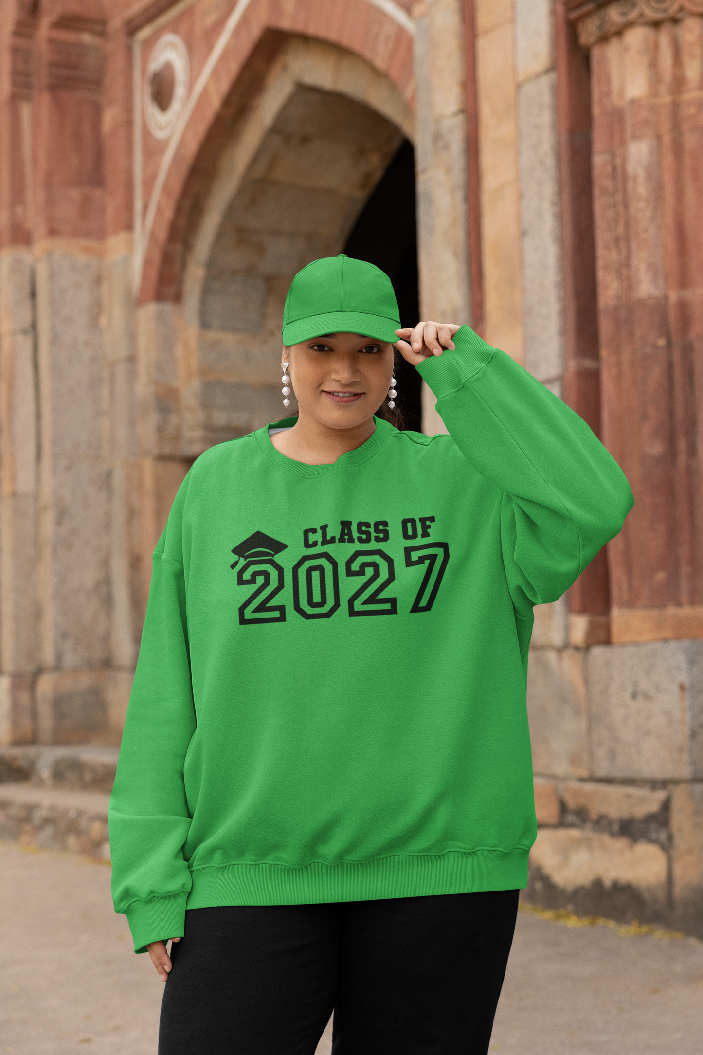 Class of 2027 Graduation Sweatshirt – Black Graphic