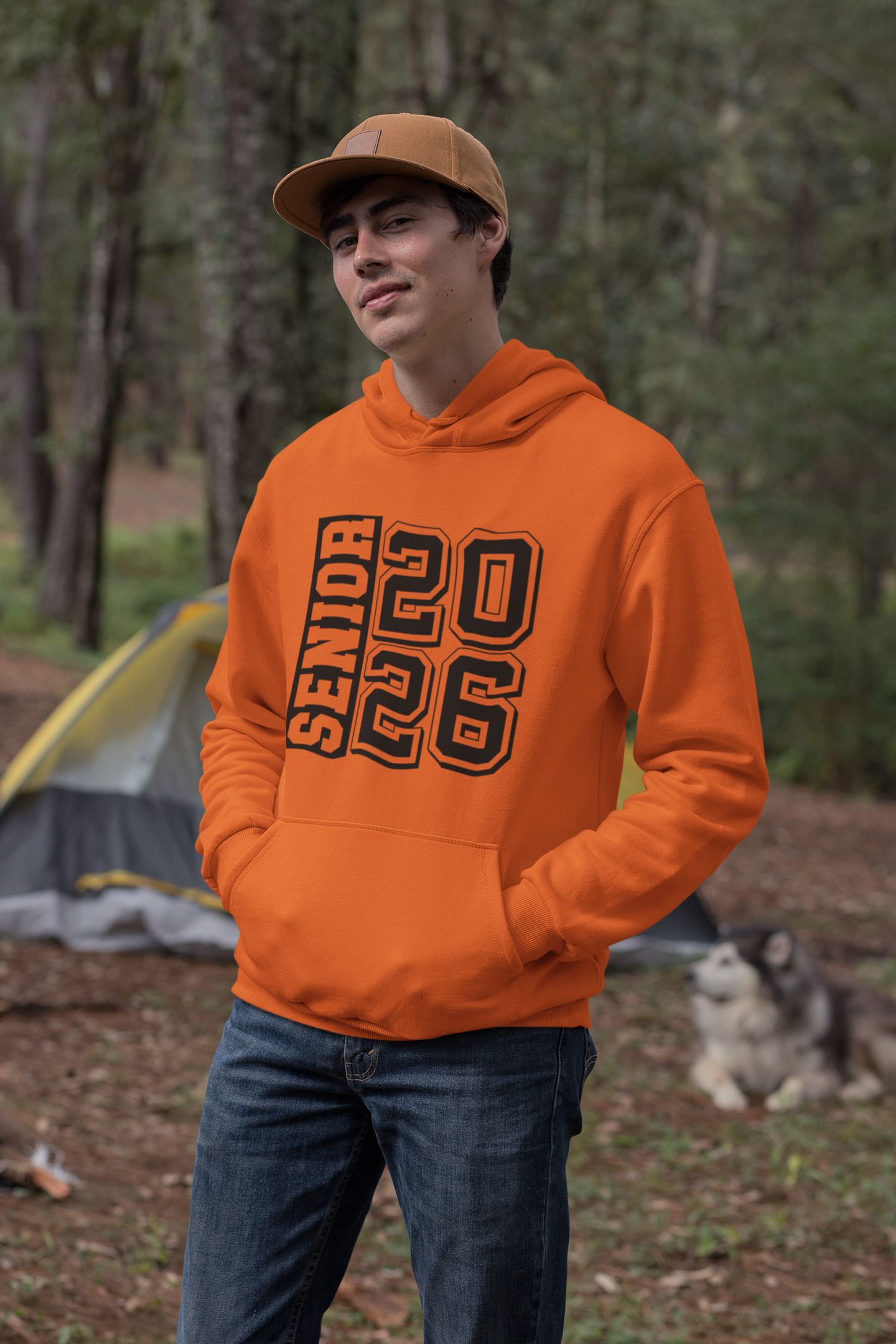 Senior 2026 Graduation Hoodie - Black Design Senior Year