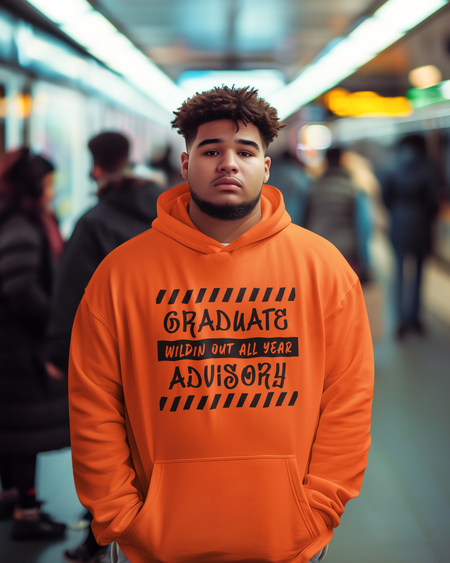 Graduate Advisory Wildin Out All Year 2026 Hoodie – Black Design