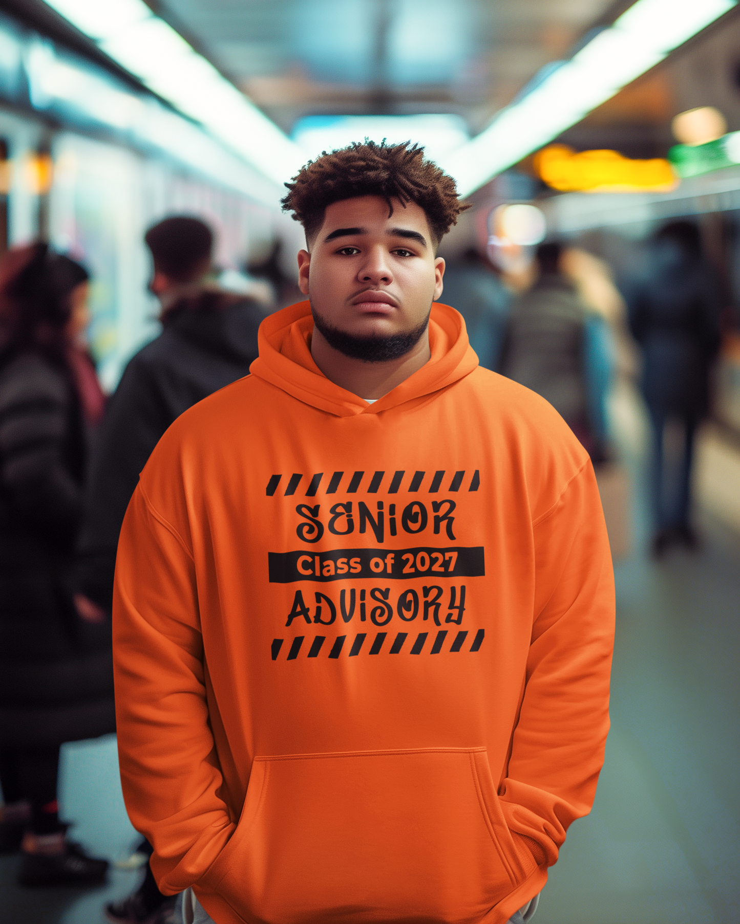 Senior Advisory Class of 2027 Hoodie – Black Graphic
