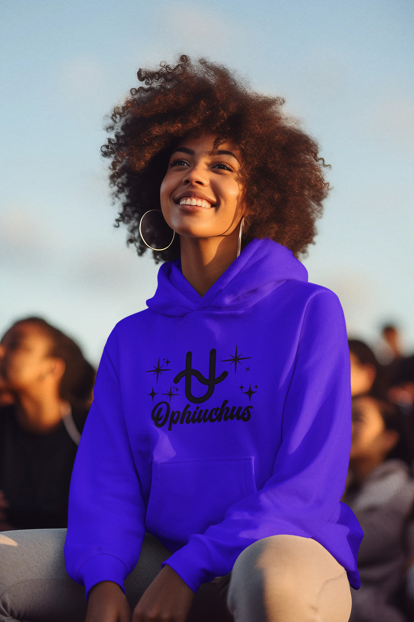Ophiuchus Zodiac Hoodie | The 13th Sign. Unbothered. (Black)