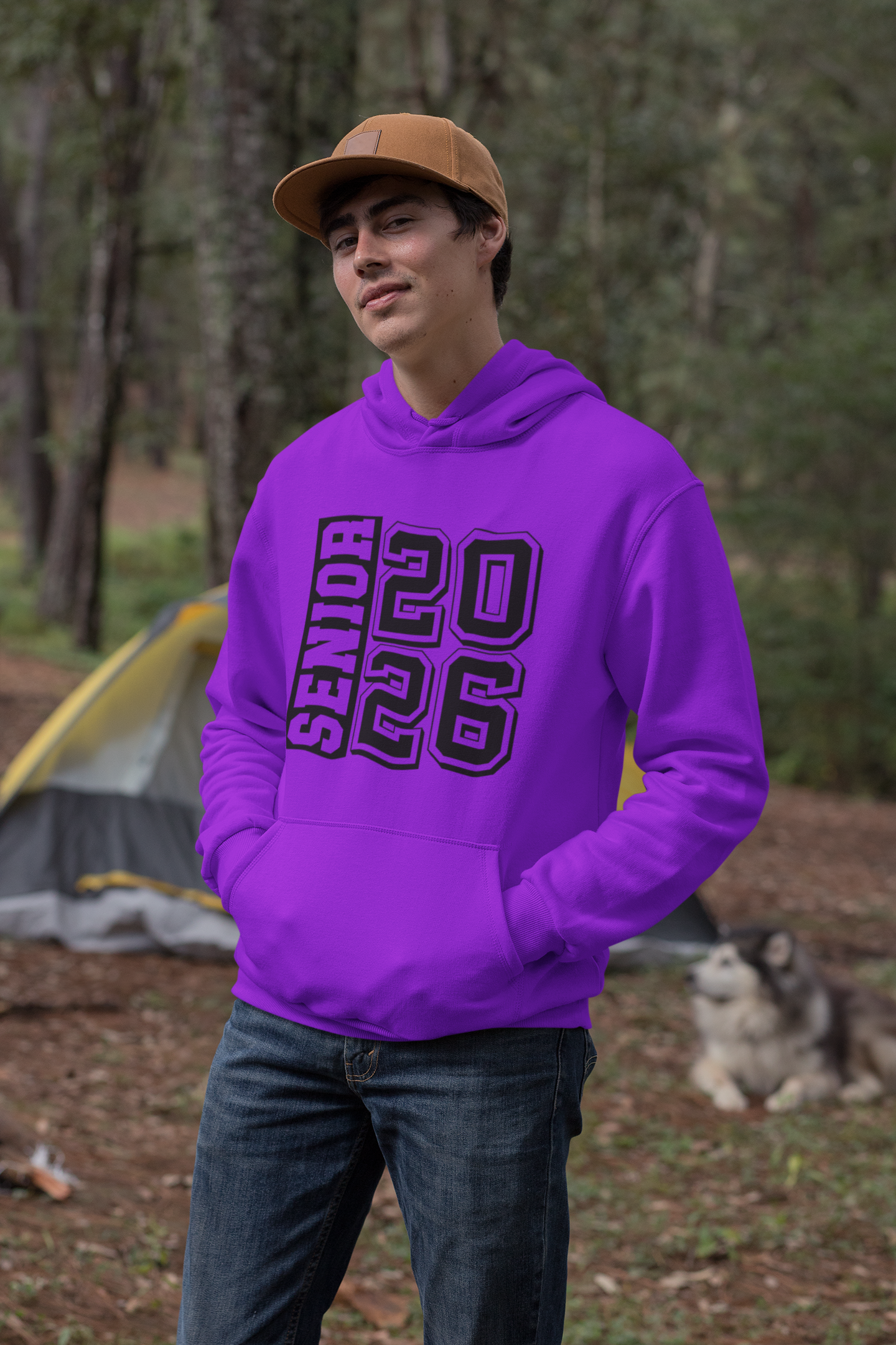 Senior 2026 Graduation Hoodie - Black Design Senior Year