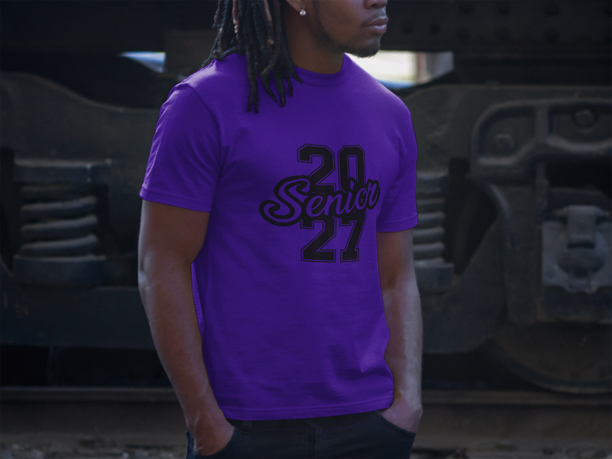 Class of 2027 Success Graduation T-Shirt – Black Graphic