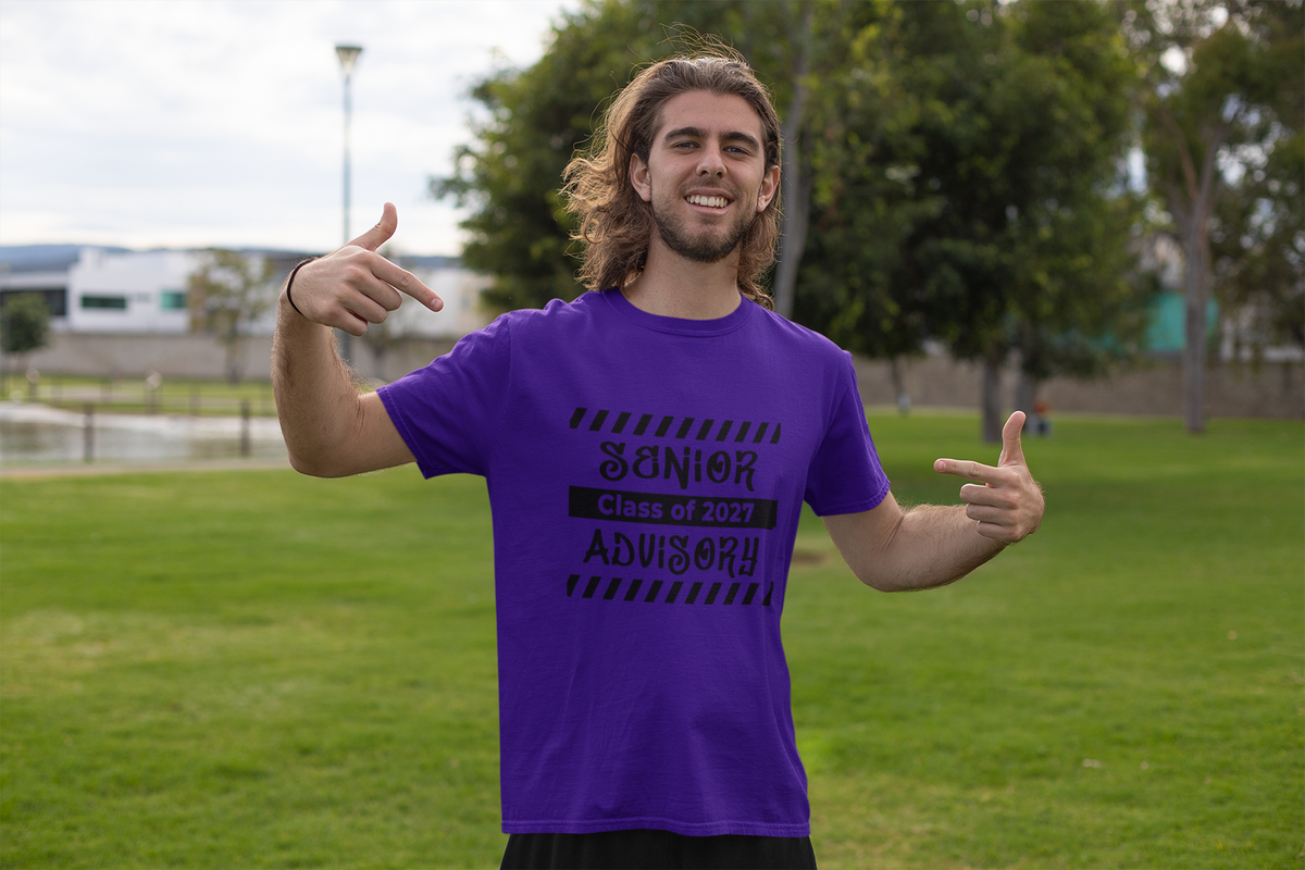 Senior Advisory Class of 2027 T-Shirt – Black Graphic