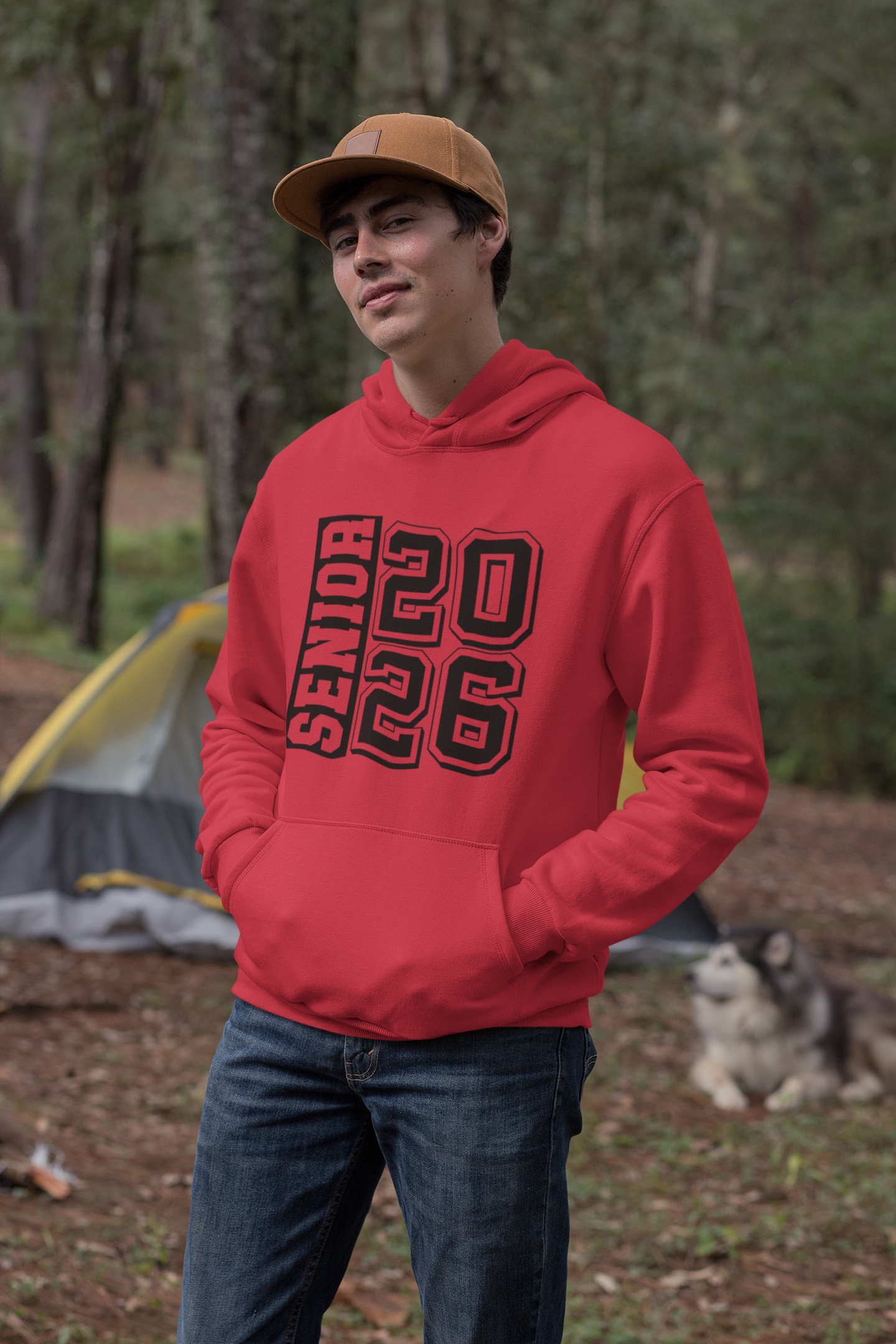 Senior 2026 Graduation Hoodie - Black Design Senior Year