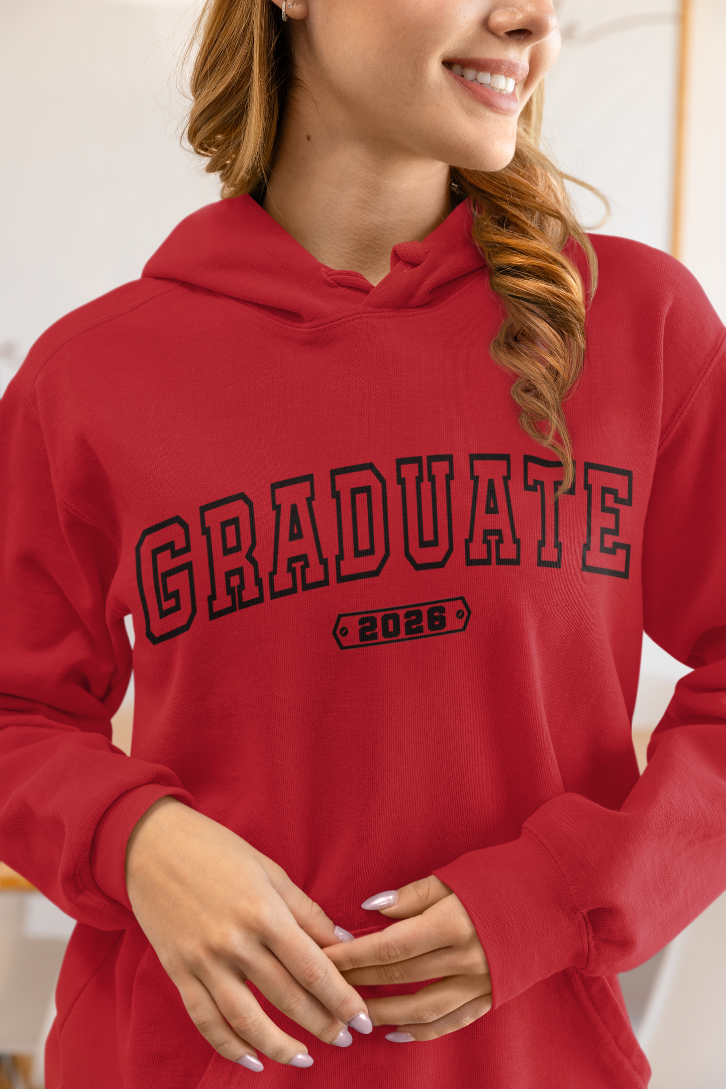 Graduate 2026 Hoodie – Black Design