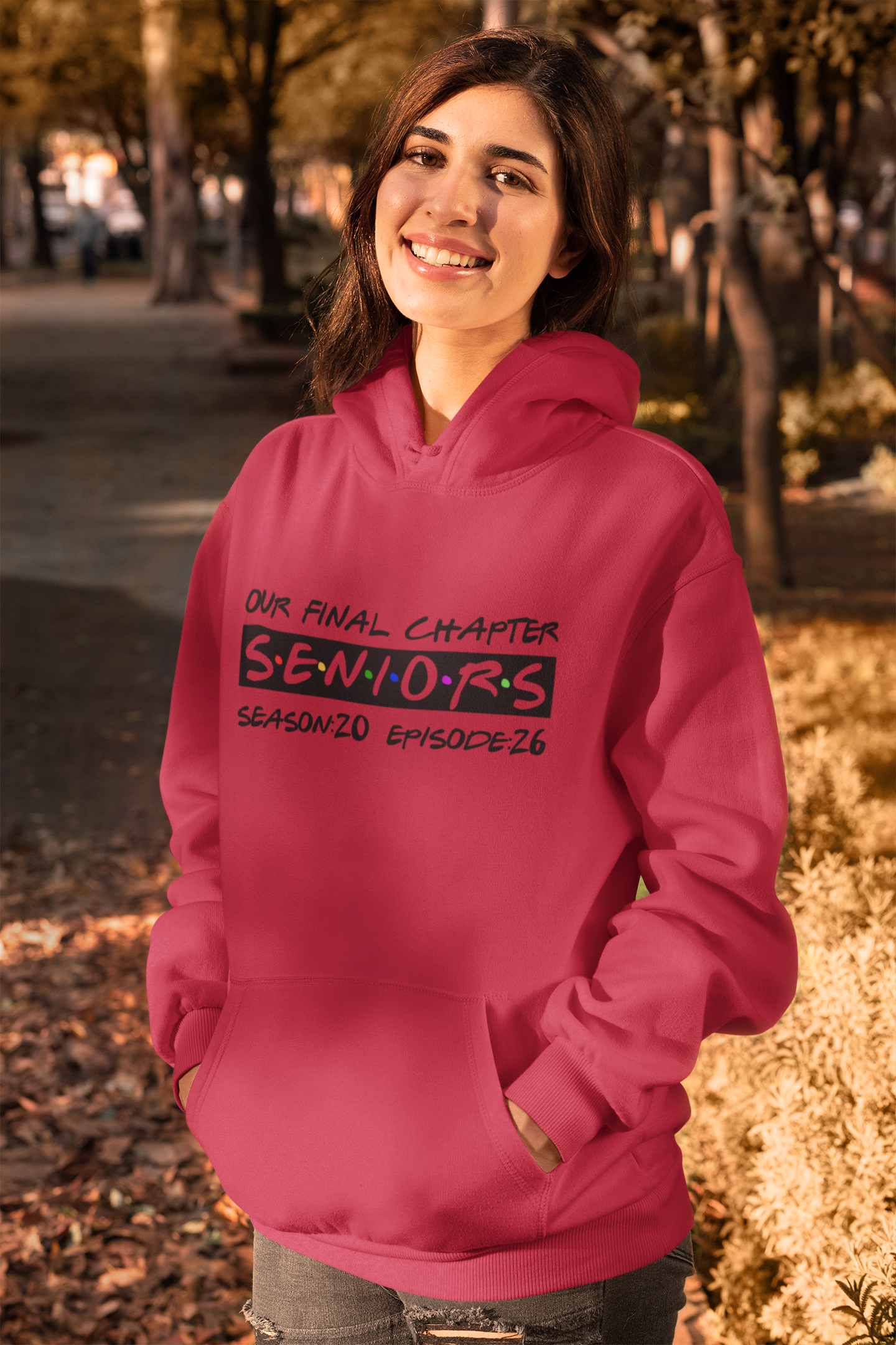 Final Chapter: Senior 2026 Graduation Hoodie – Black Design