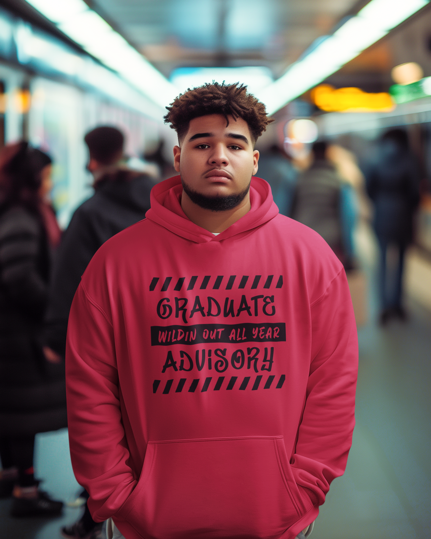Graduate Advisory Wildin Out All Year 2026 Hoodie – Black Design
