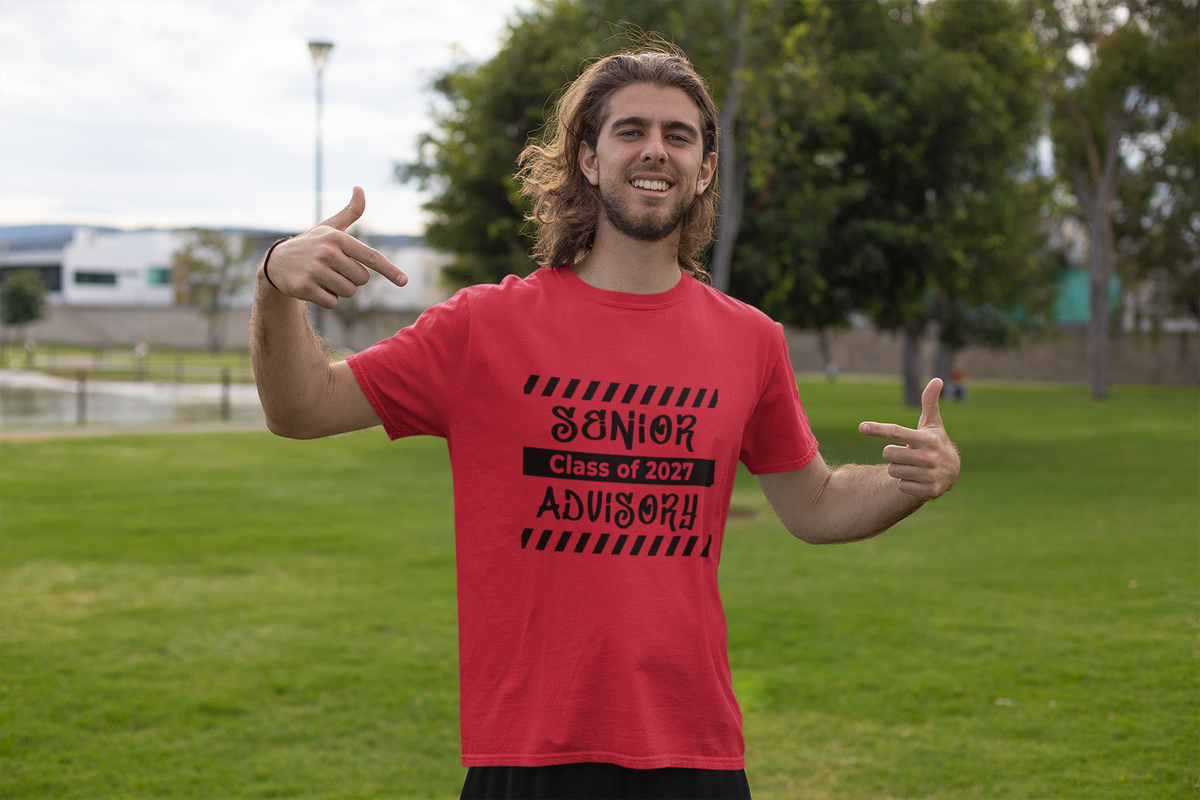 Senior Advisory Class of 2027 T-Shirt – Black Graphic