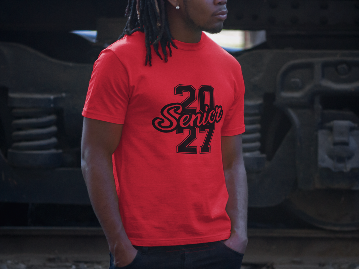 Class of 2027 Success Graduation T-Shirt – Black Graphic