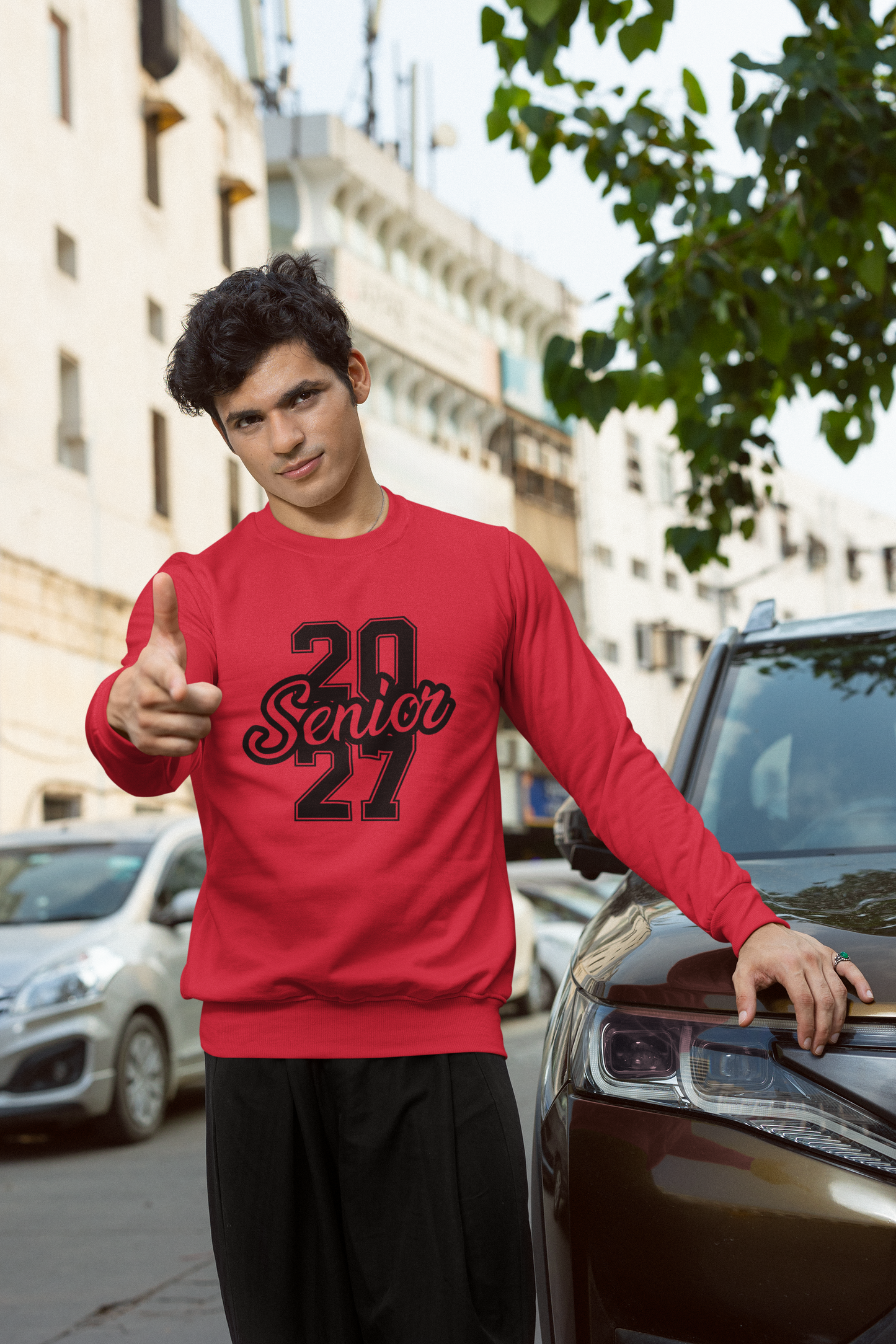 Class of 2027 Success Graduation Sweatshirt– Black Graphic