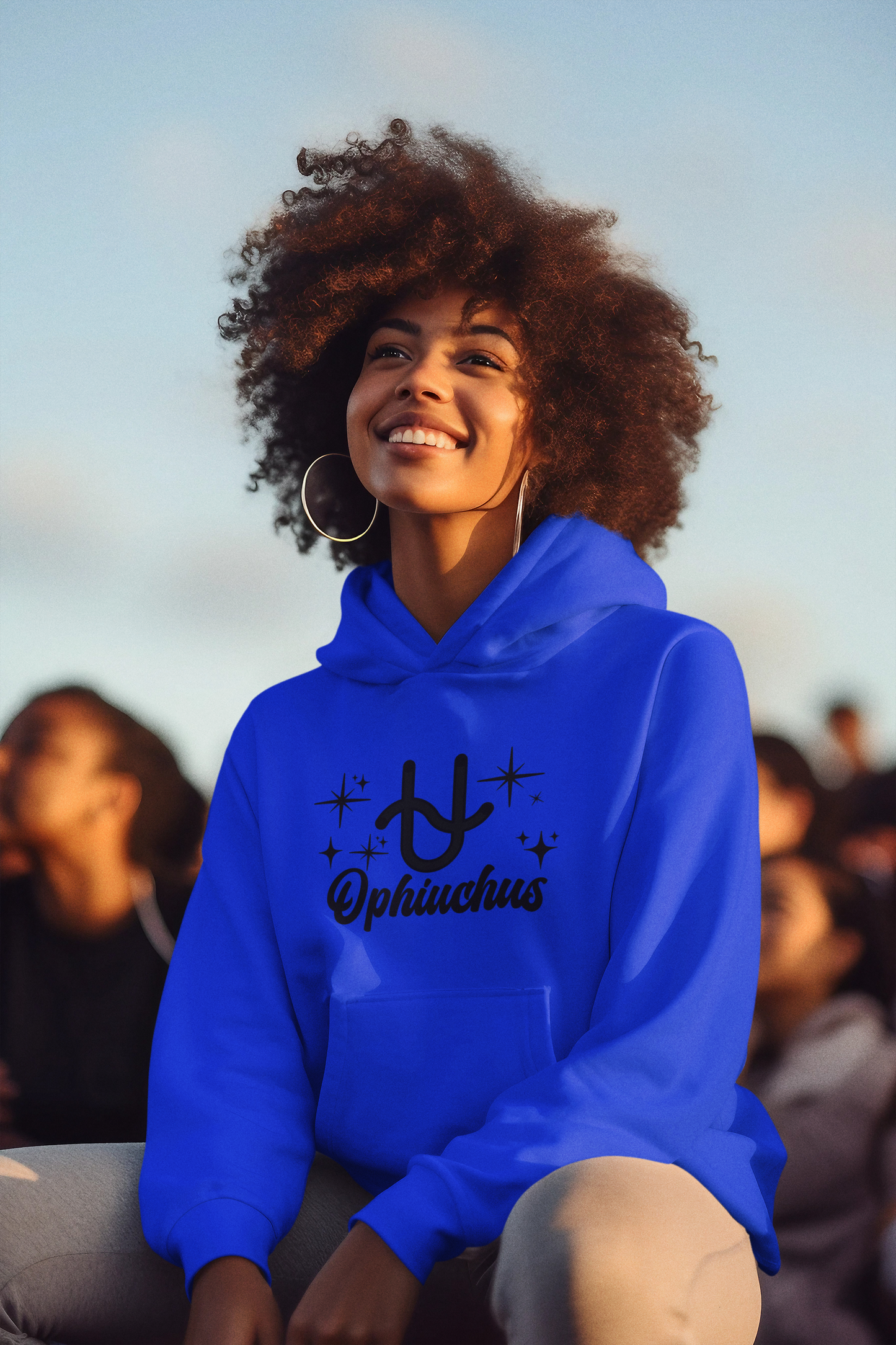 Ophiuchus Zodiac Hoodie | The 13th Sign. Unbothered. (Black)