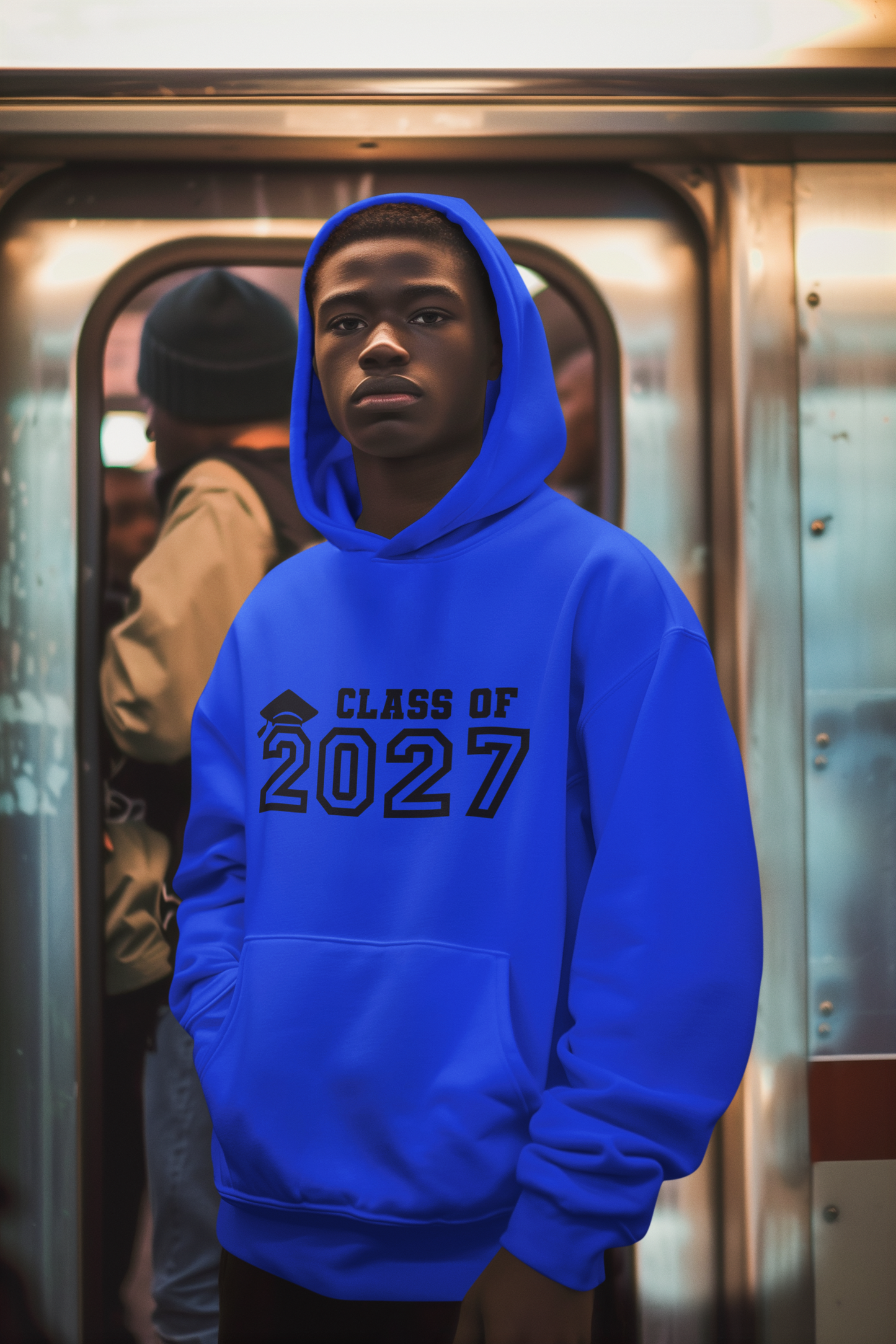 Class of 2027 Graduation Hoodie – Black Graphic