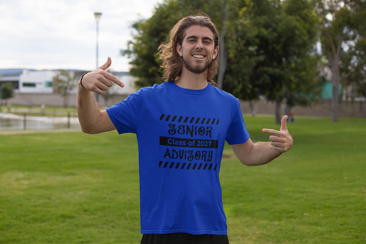 Senior Advisory Class of 2027 T-Shirt – Black Graphic