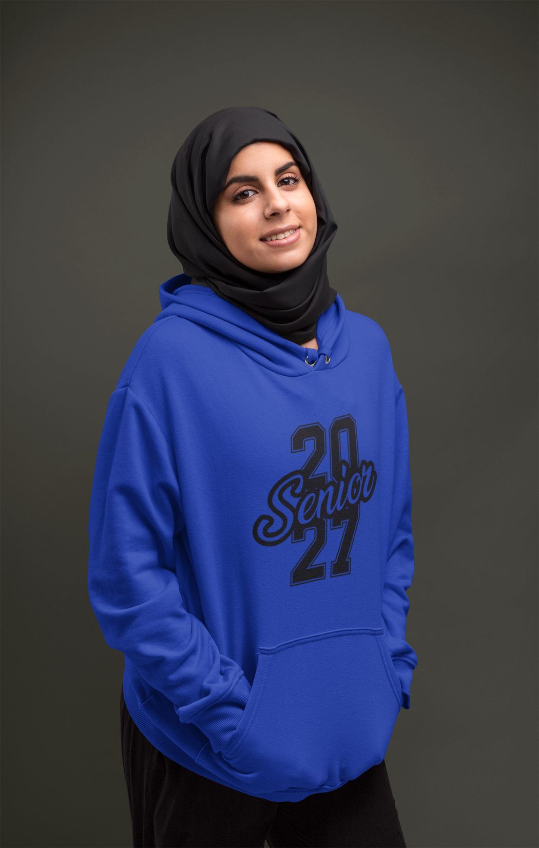 Class of 2027 Success Graduation Hoodie – Black Graphic