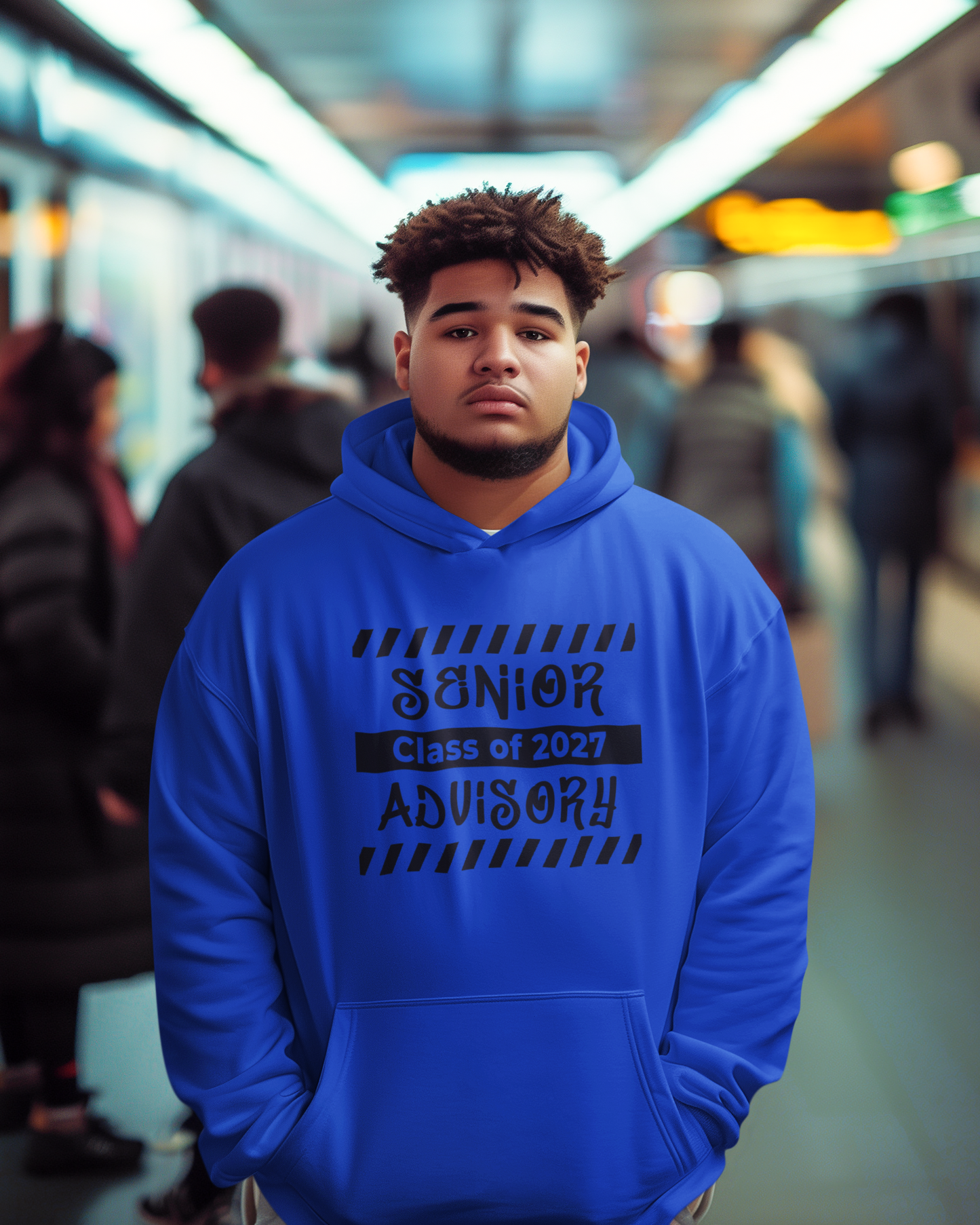 Senior Advisory Class of 2027 Hoodie – Black Graphic