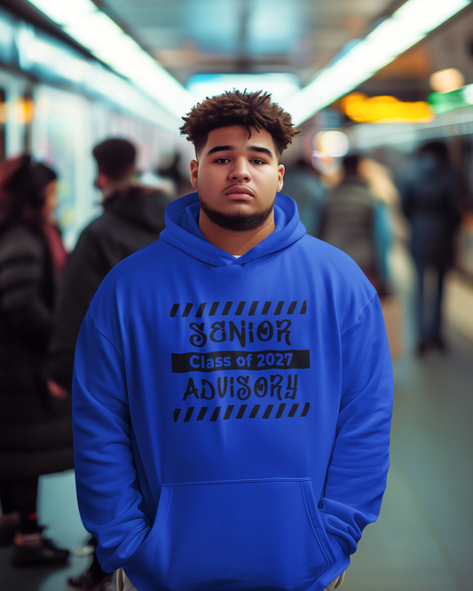 Senior Advisory Class of 2027 Hoodie – Black Graphic