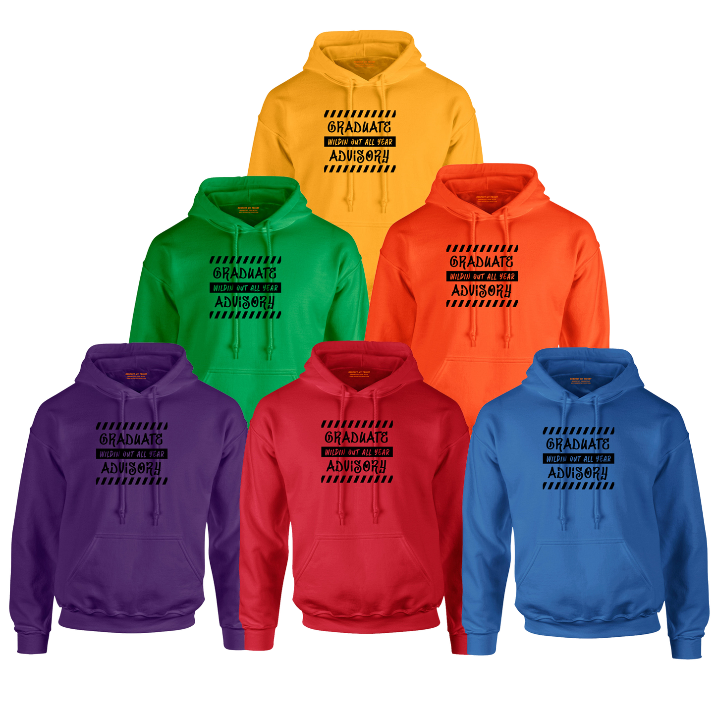 Graduate Advisory Wildin Out All Year 2026 Hoodie – Black Design