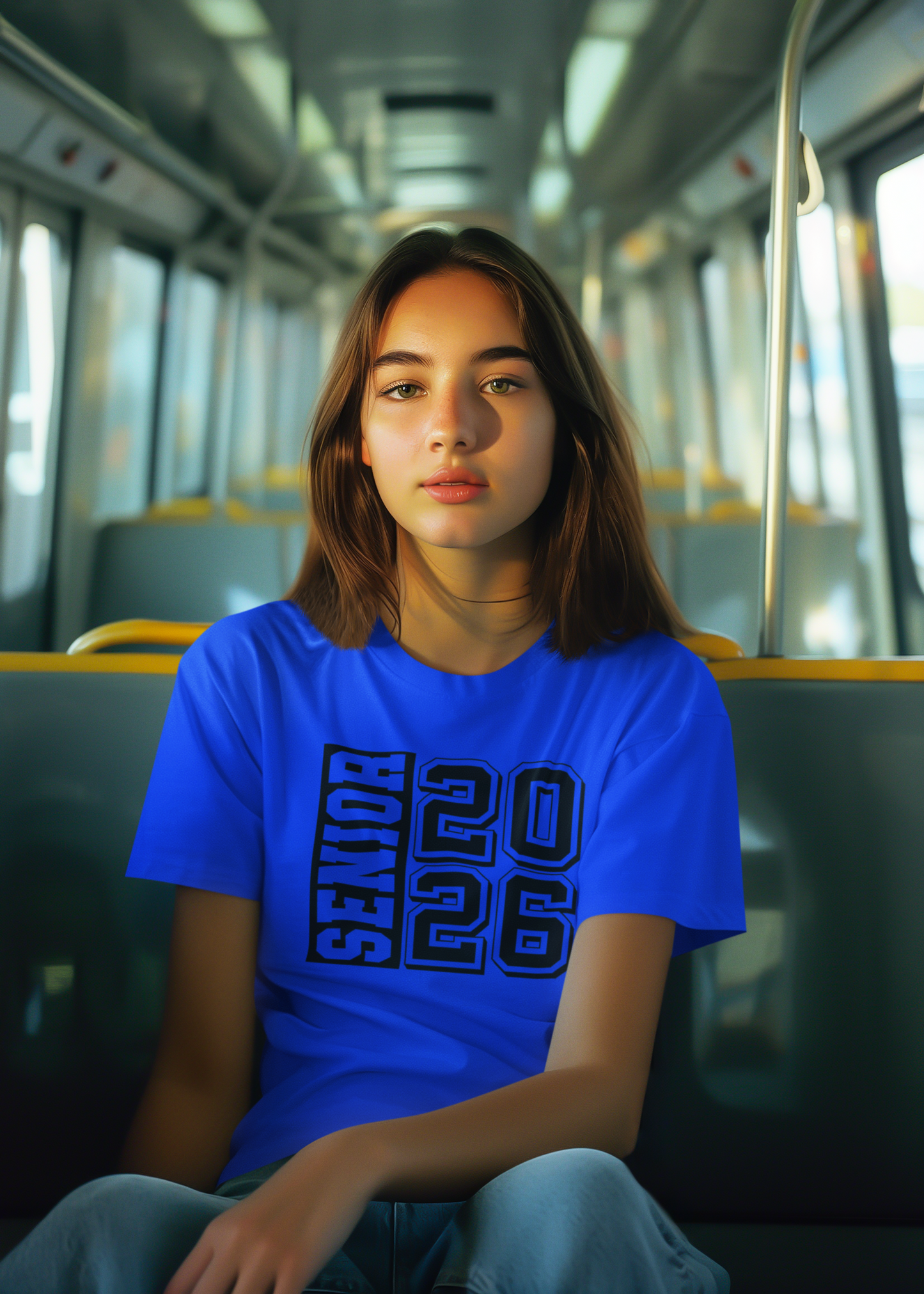 Senior2026 Black Design Tshirt image 2