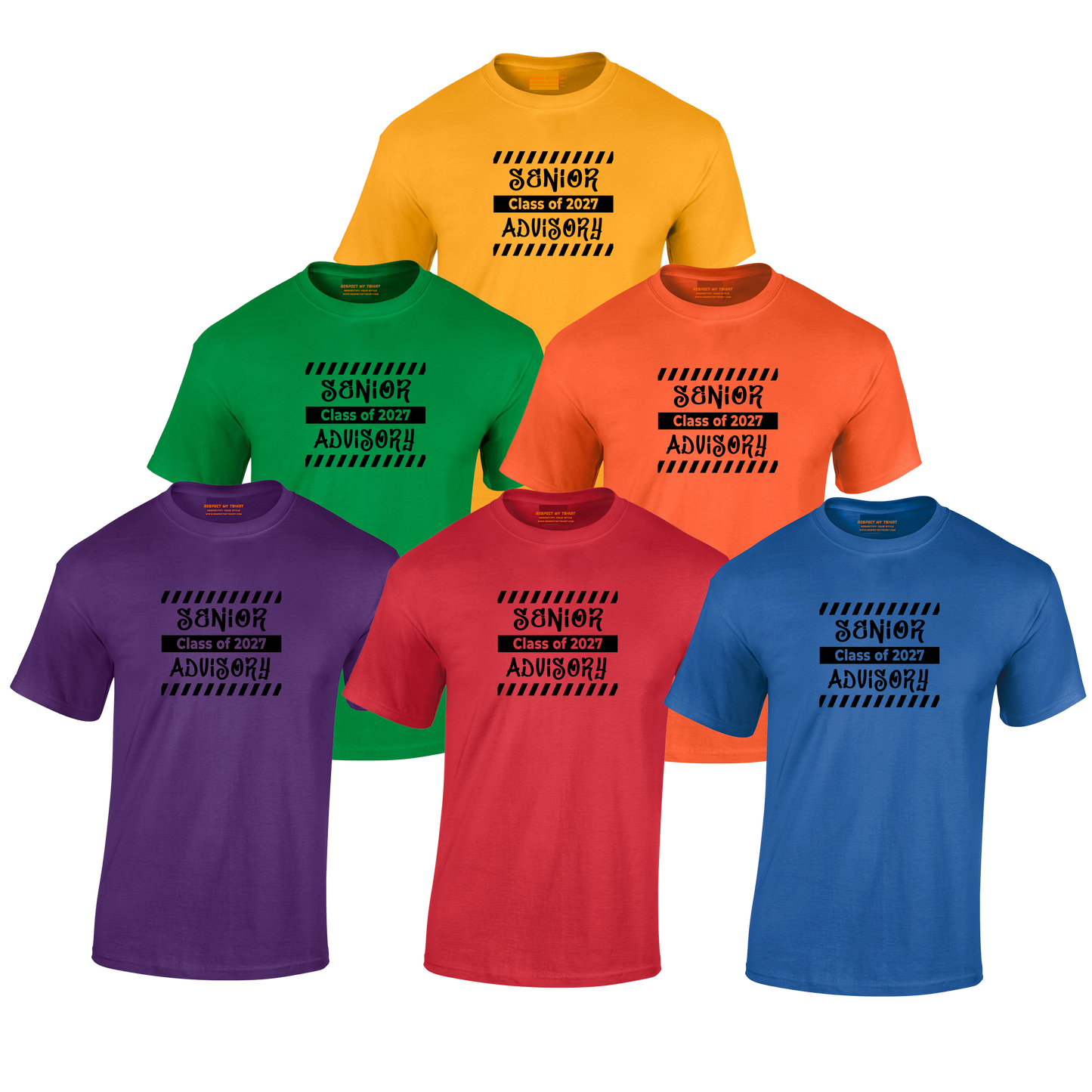 Senior Advisory Class of 2027 T-Shirt – Black Graphic