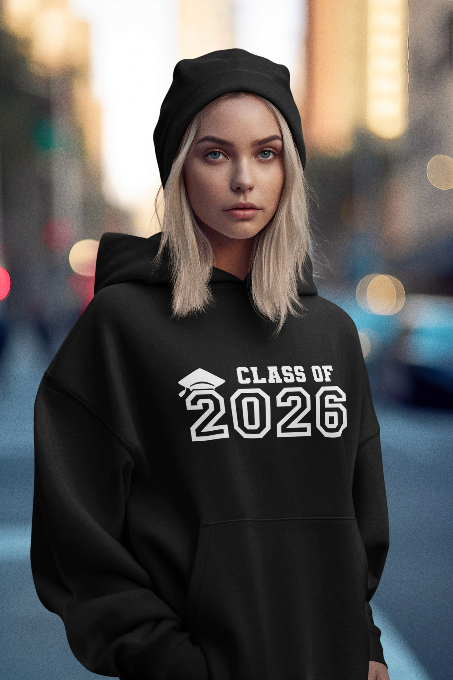 Class of 2026 Graduation Hoodie – White