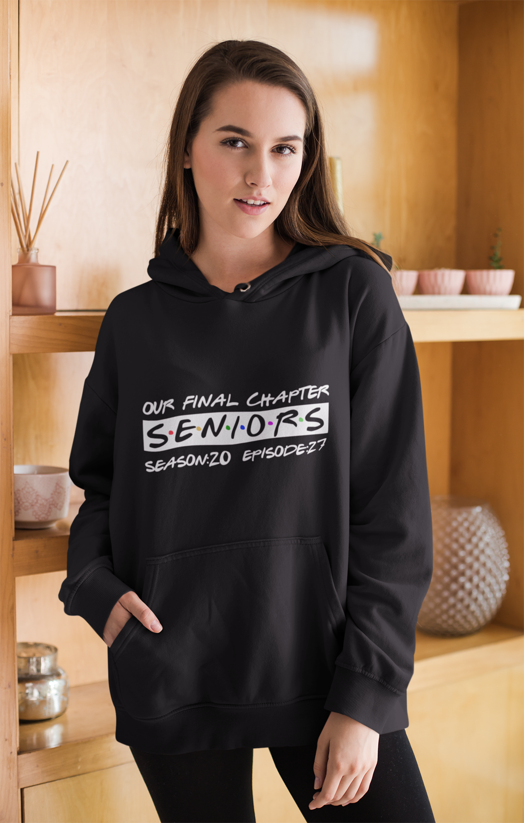 Our Final Chapter: Seniors Season 20 Episode 27 Hoodie – White Graphic