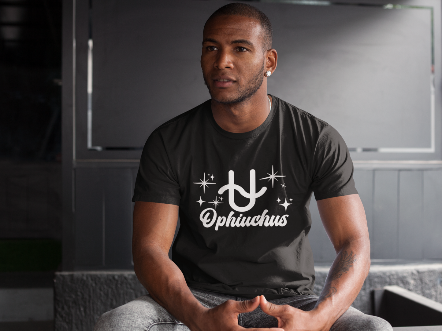 Ophiuchus Zodiac T-Shirt | The 13th Sign. Unbothered. (White)