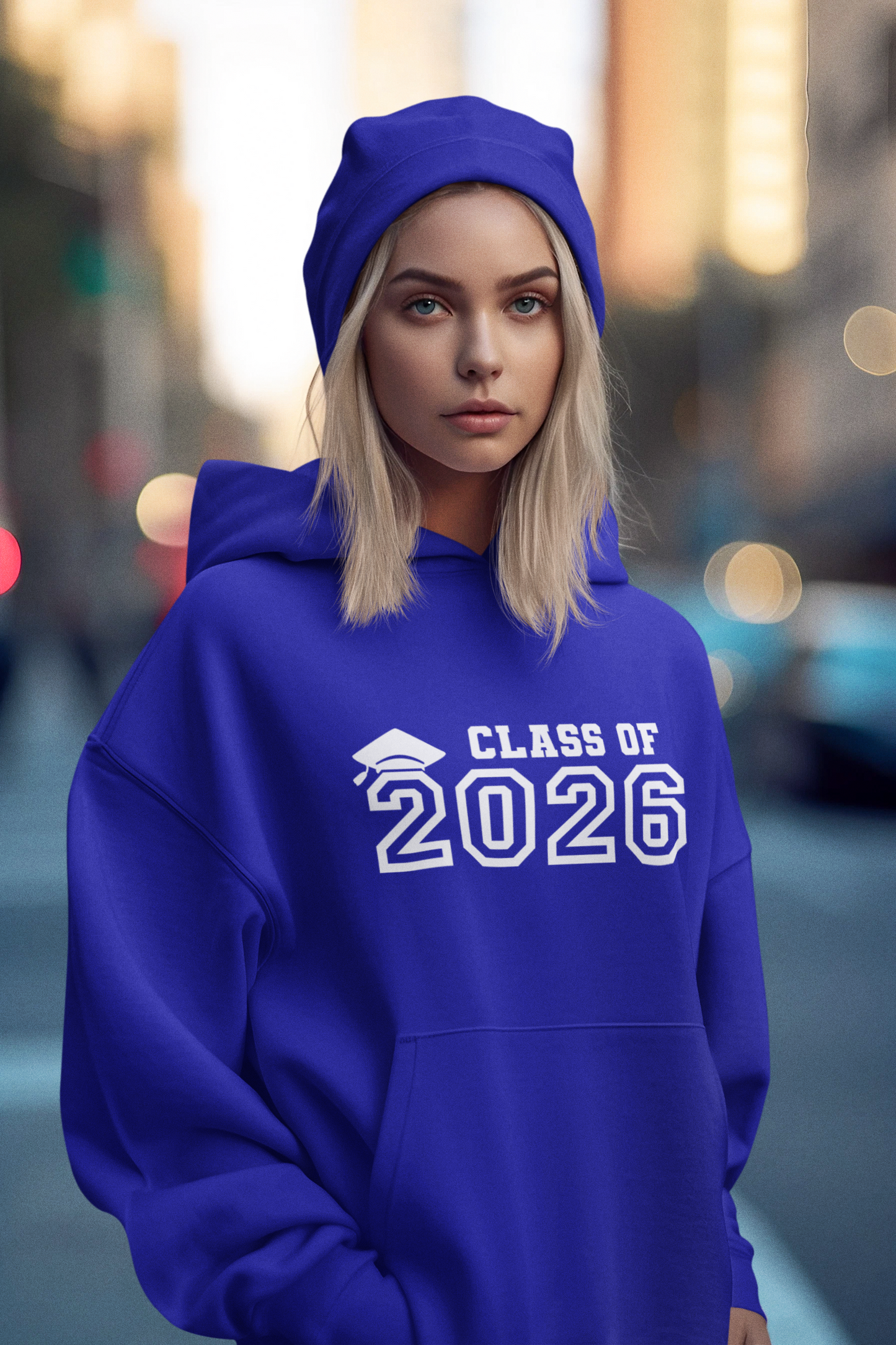Class of 2026 Graduation Hoodie – White