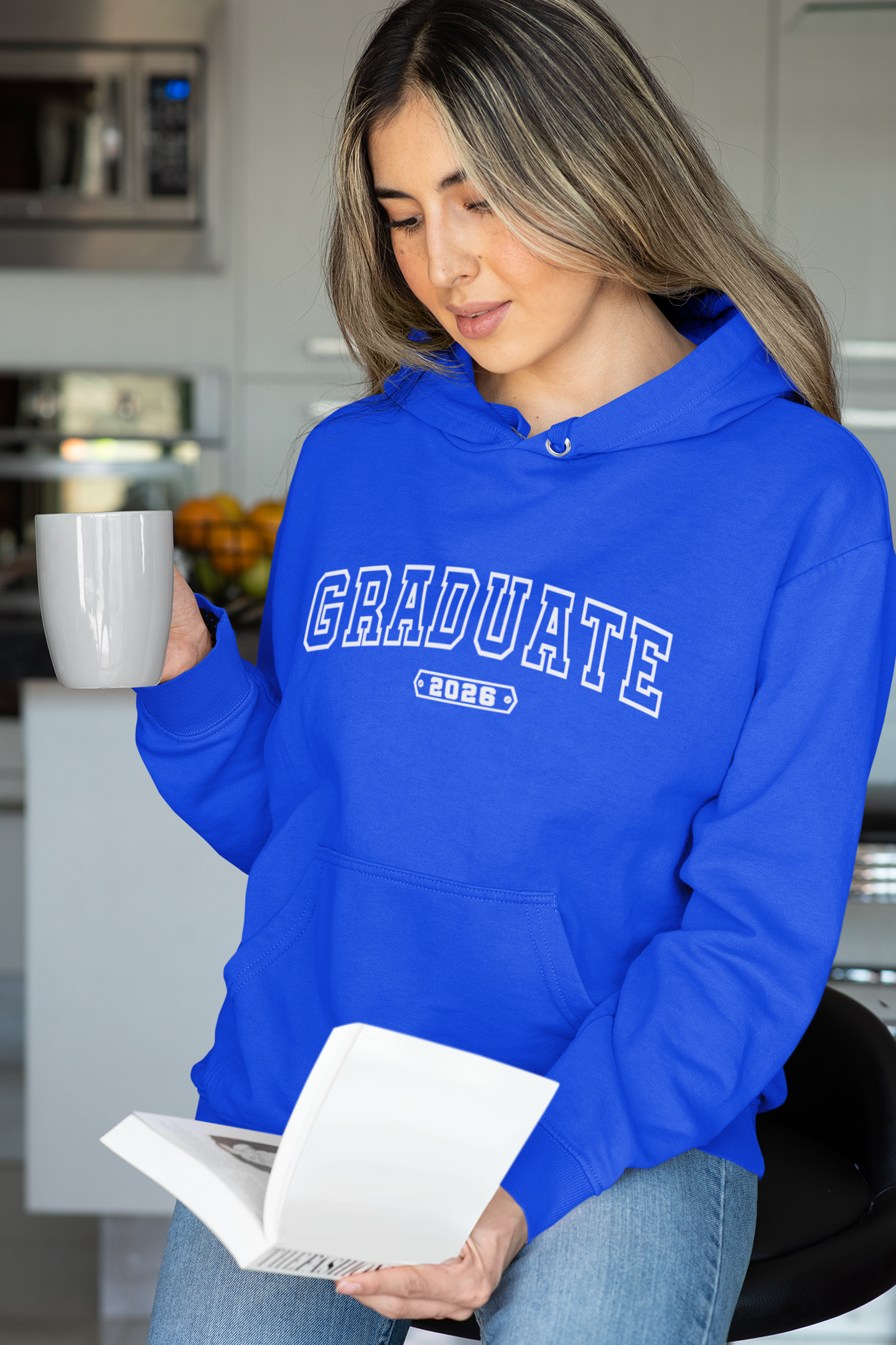 Graduate 2026 Hoodie – White Design