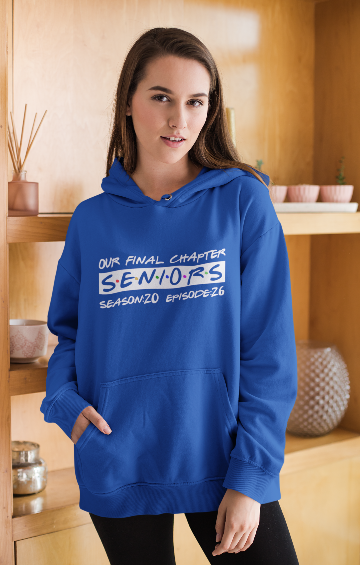 Final Chapter: Senior 2026 Graduation Hoodie – White Design