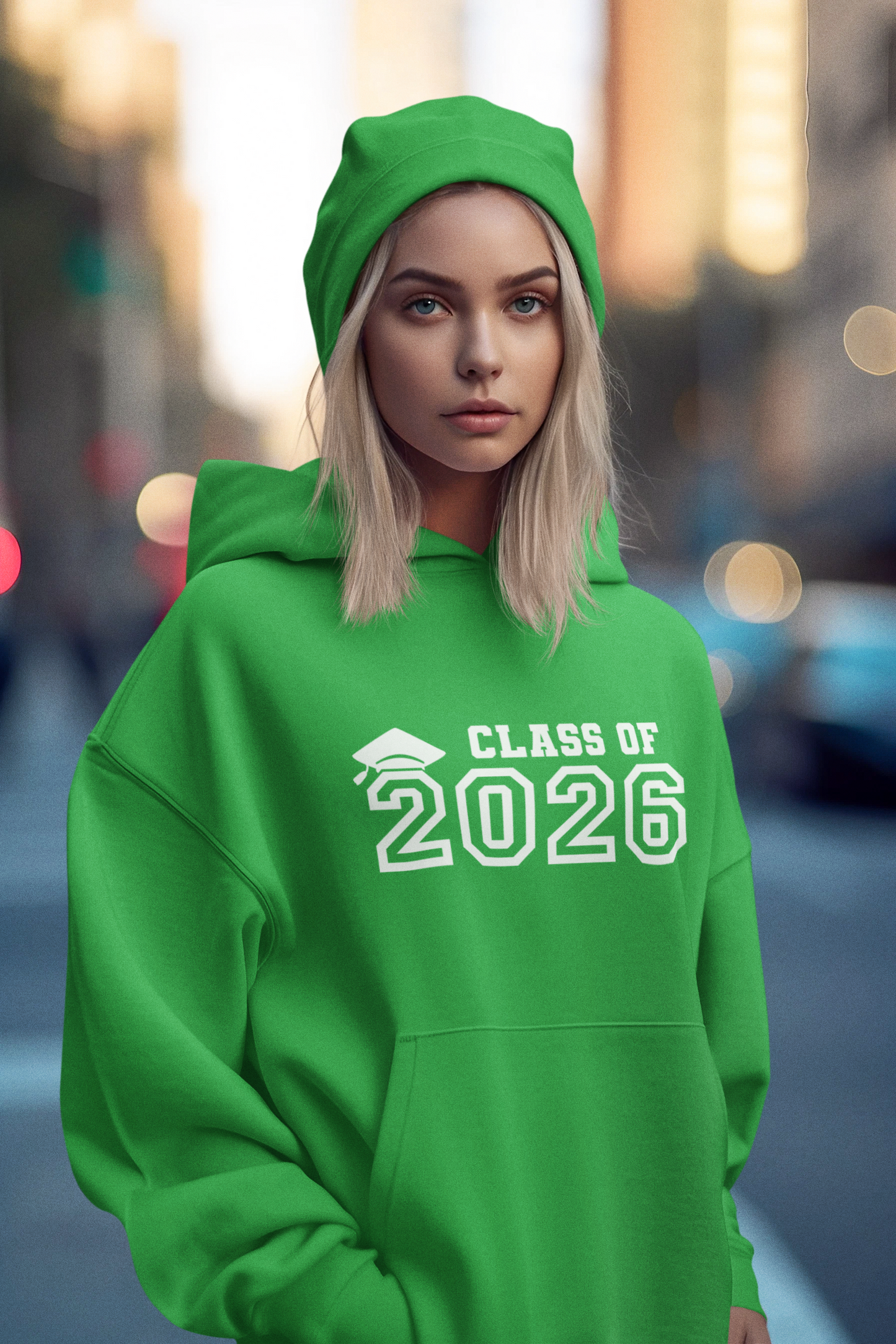 Class of 2026 Graduation Hoodie – White