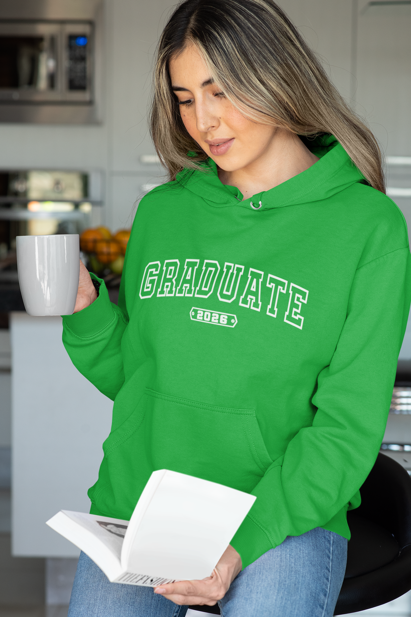 Graduate 2026 Hoodie – White Design