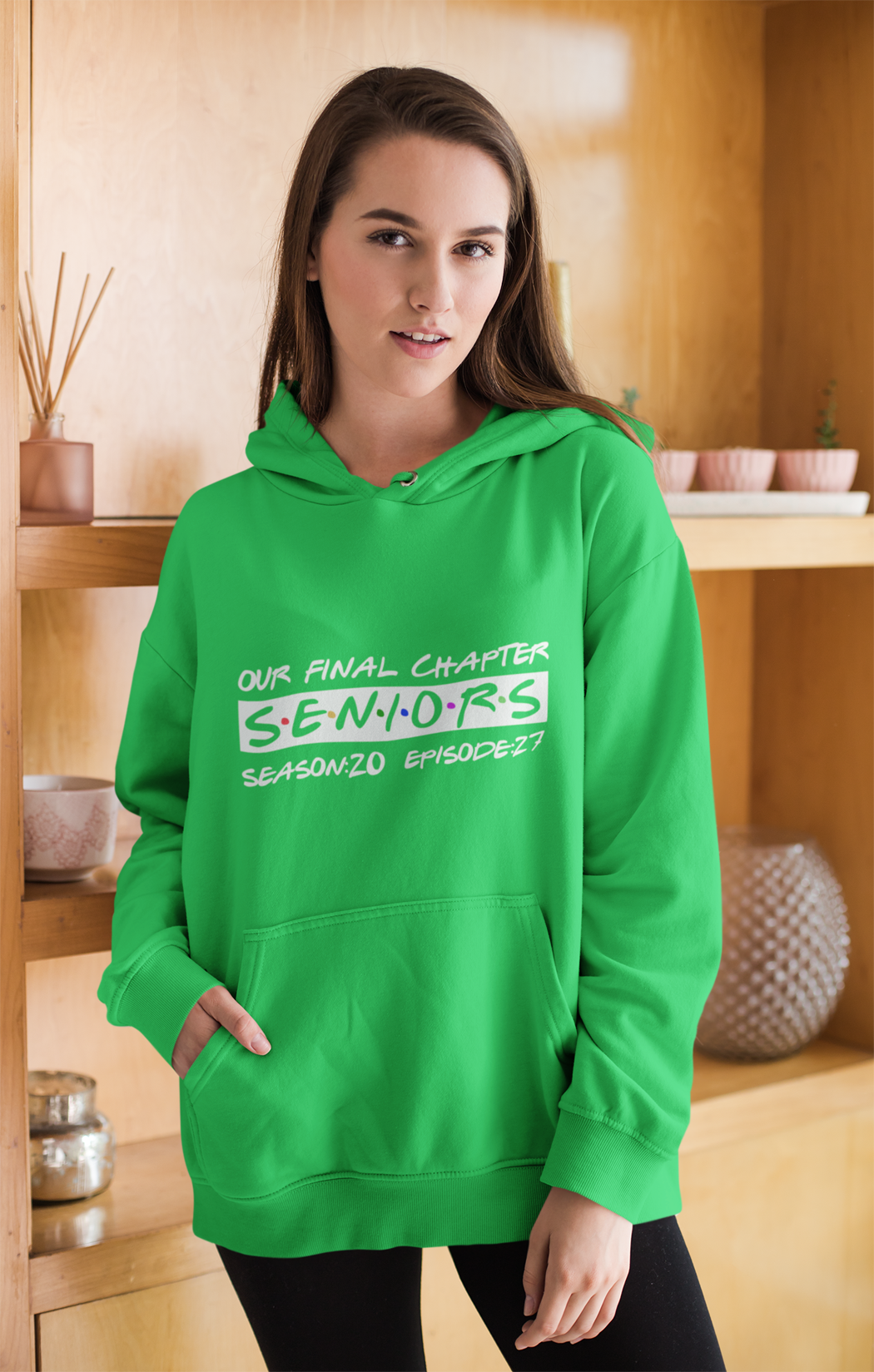 Our Final Chapter: Seniors Season 20 Episode 27 Hoodie – White Graphic