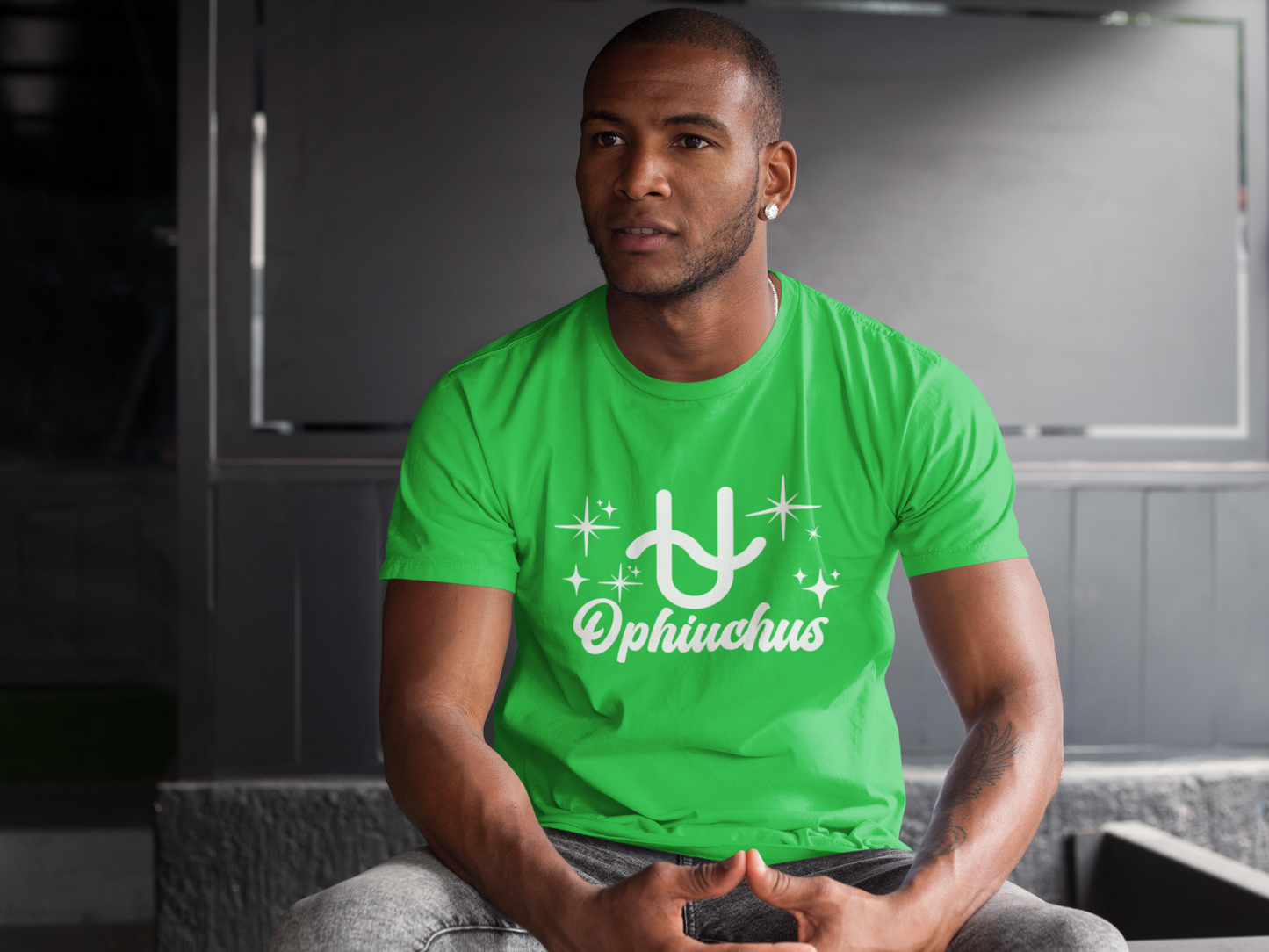 Ophiuchus Zodiac T-Shirt | The 13th Sign. Unbothered. (White)