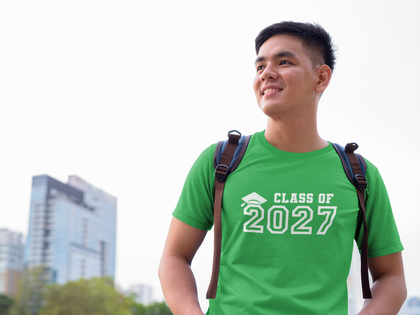Class of 2027 Graduation T-Shirt – White Graphic