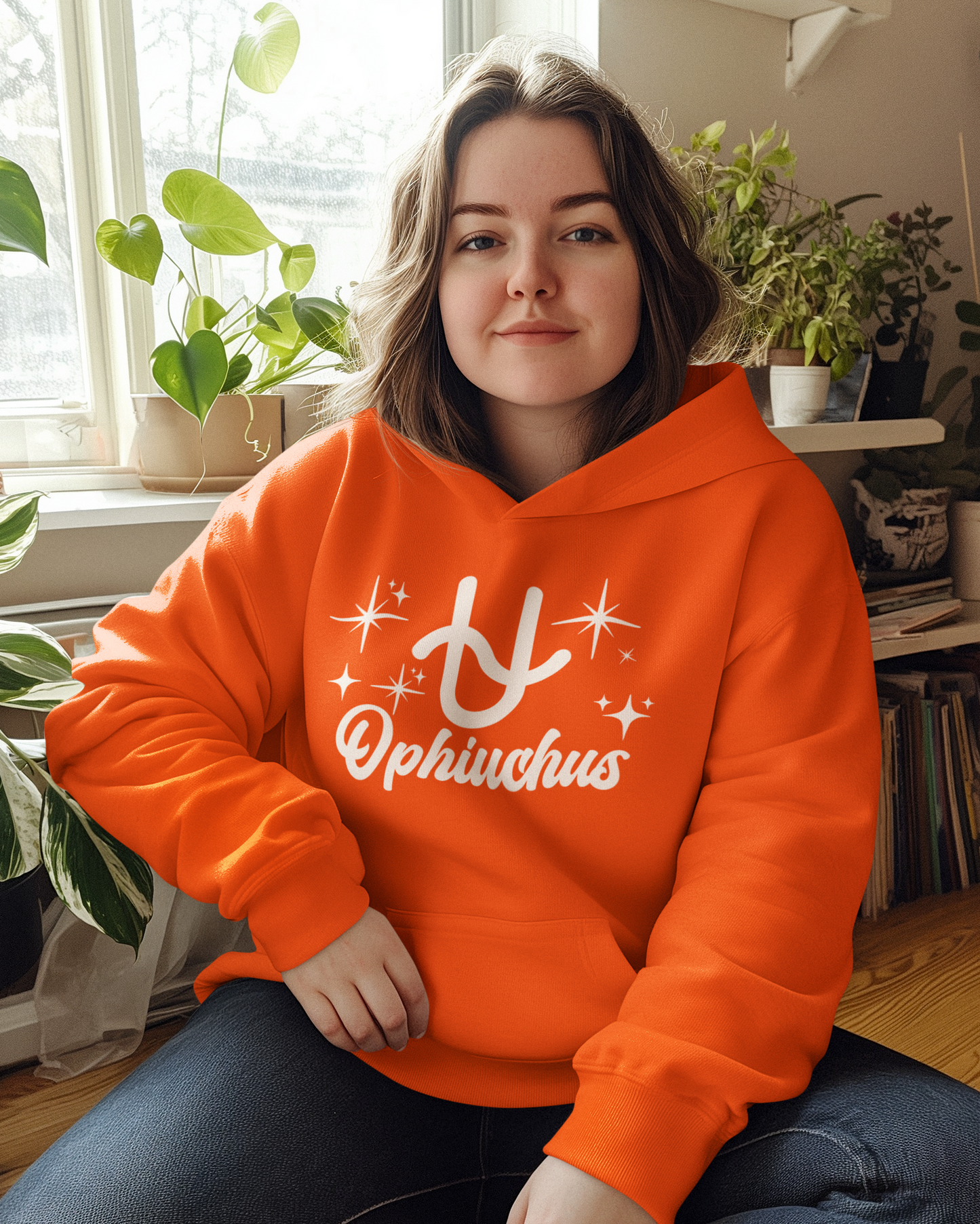 Ophiuchus Zodiac Hoodie | The 13th Sign. Unbothered. (White)