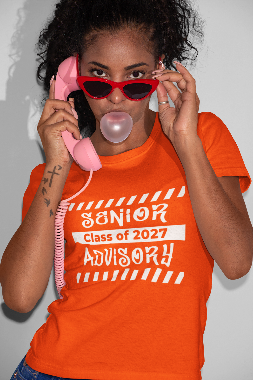 Senior Advisory Class of 2027 T-Shirt – White Graphic